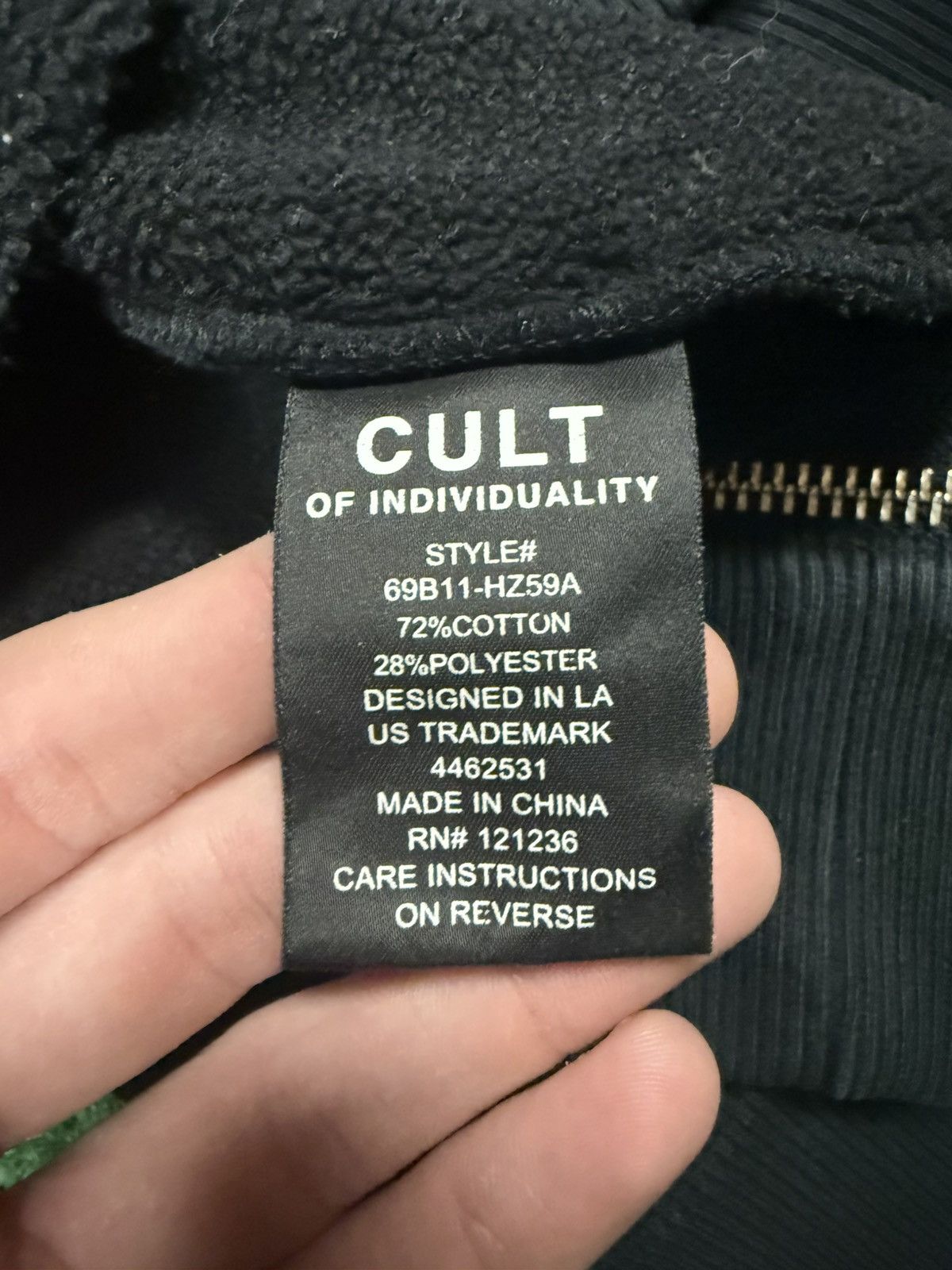 Cult Of Individuality Cult of individuality multi zip hoodie Size US XL / EU 56 / 4 - 6 Thumbnail