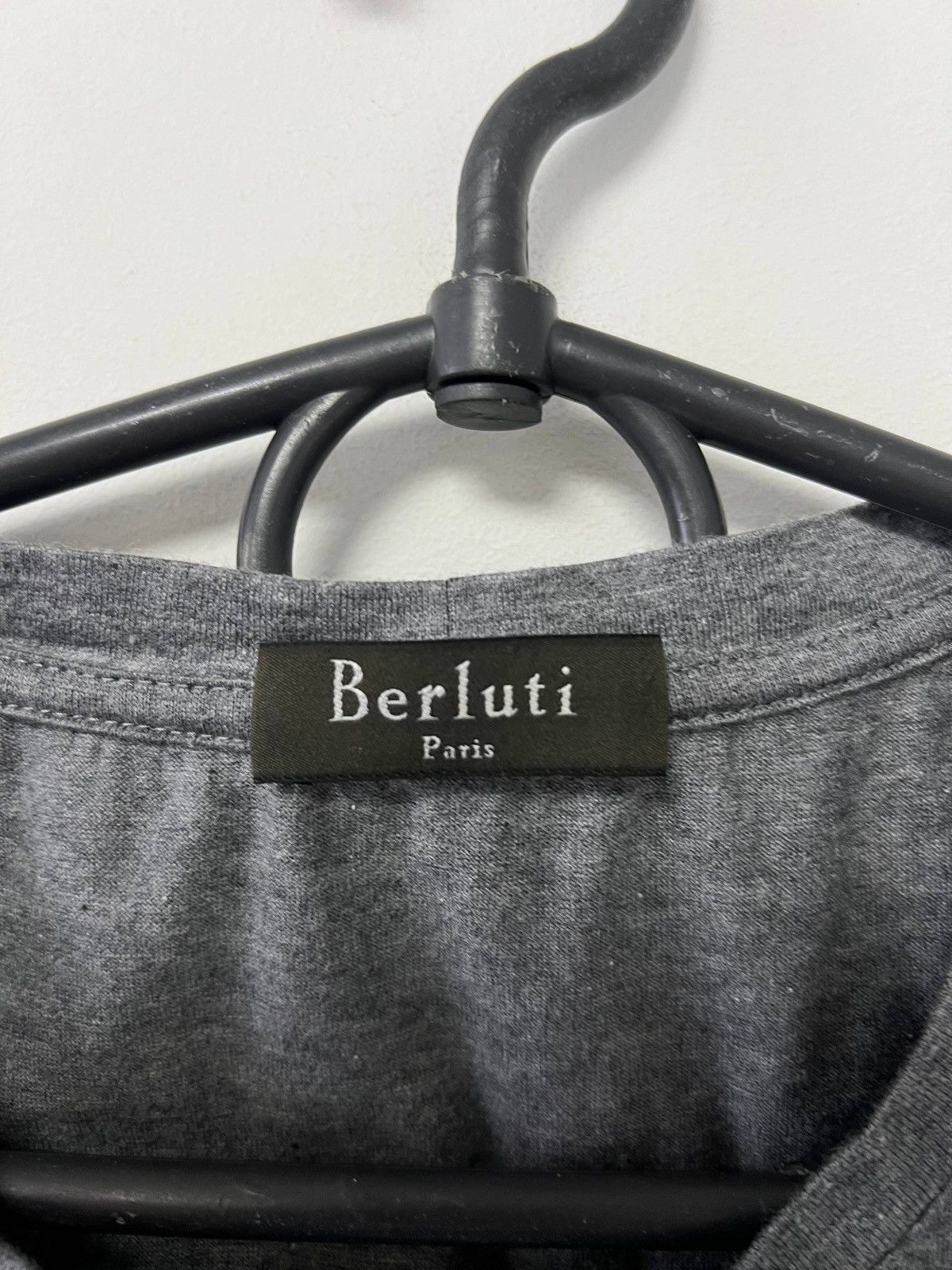 Berluti Vintage Authentic Betluti Paris Basic T shirt Gray Luxury M Size US M / EU 48-50 / 2 - 11 Thumbnail