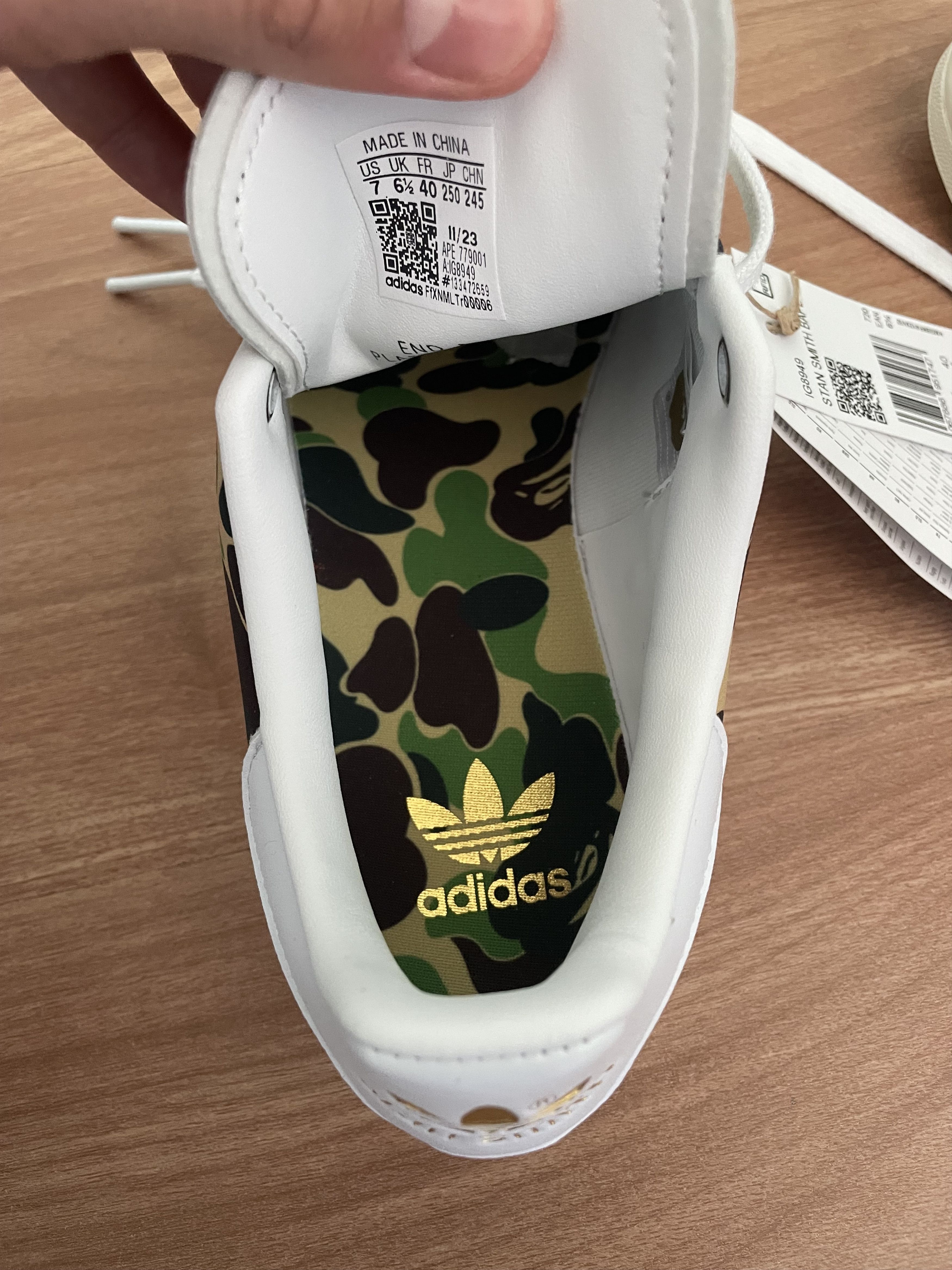 Adidas × Bape Adiddas Stan Smith Bape ABC Camo Size US 7 / EU 40 - 7 Thumbnail