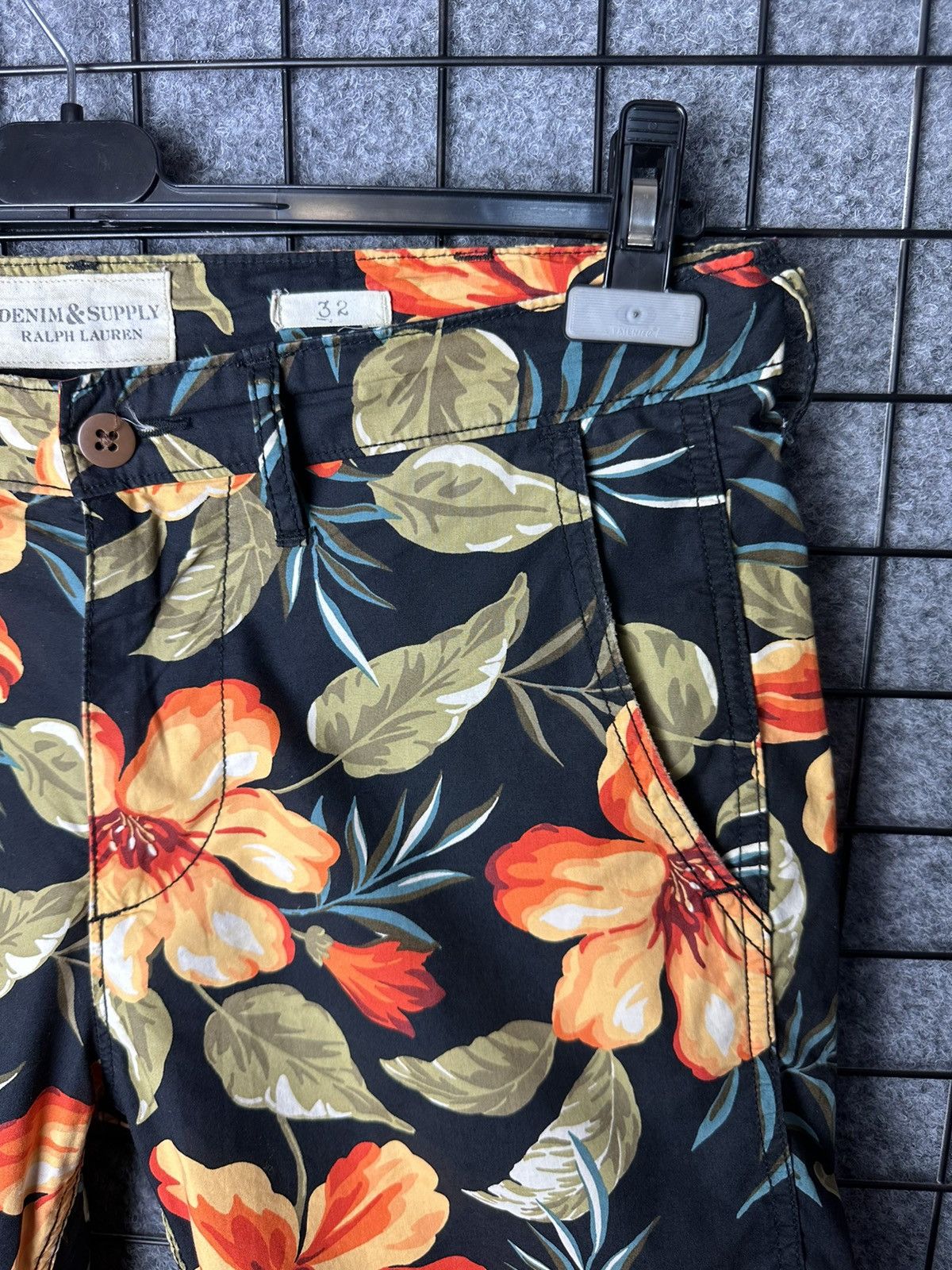 Denim & Supply Ralph Lauren × Ralph Lauren Ralph Lauren Denim Supply Streetwear Floral Shorts Size 32 Size US 32 / EU 48 - 2 Thumbnail