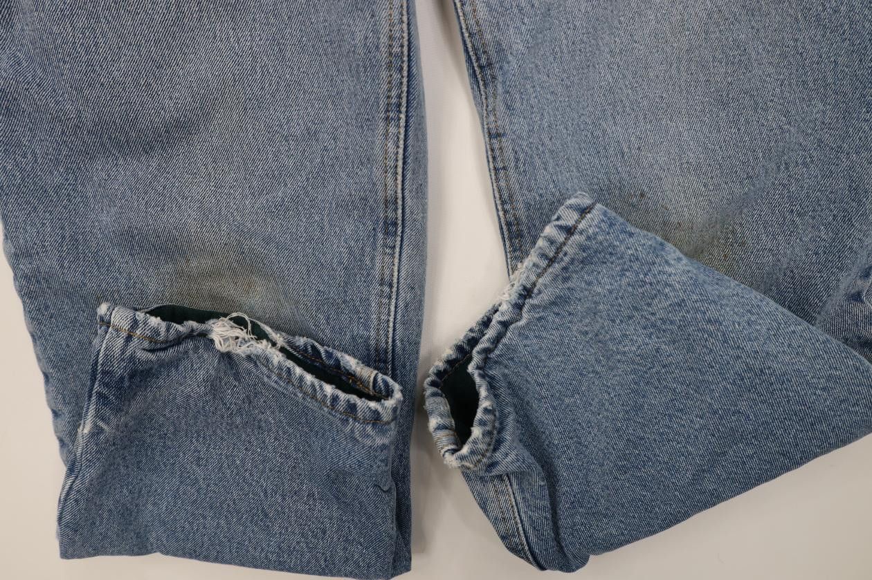 Cabelas Vintage 90s Cabelas Heavyweight Fleece Lined Denim Jeans Size US 32 / EU 48 - 8 Thumbnail
