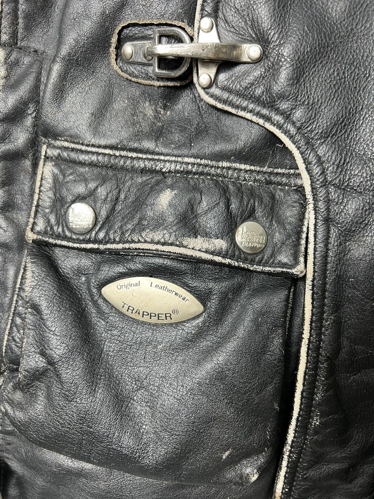 Indian Motorcycle Vintage very rare Indian Motorcycles Trapper Leather Jacket Size US M / EU 48-50 / 2 - 6 Thumbnail