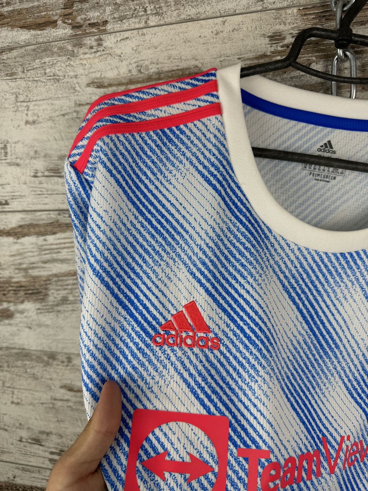 Adidas Mens Vintage Adidas Manchester United T-shirt soccer jersey Size US XXL / EU 58 / 5 - 5 Thumbnail
