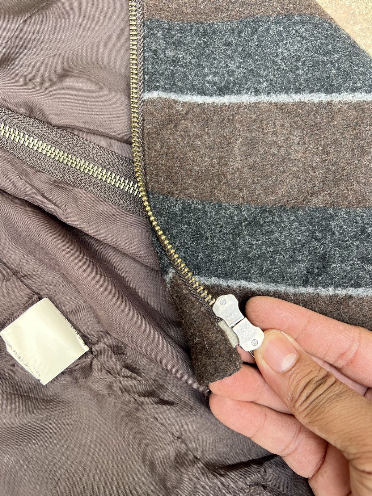 5351 POUR LES HOMMES × If Six Was Nine × KMRii Vintage Y2K 5351 Pour Les Femmes Poncho Wool Jacket Size US M / EU 48-50 / 2 - 13 Thumbnail