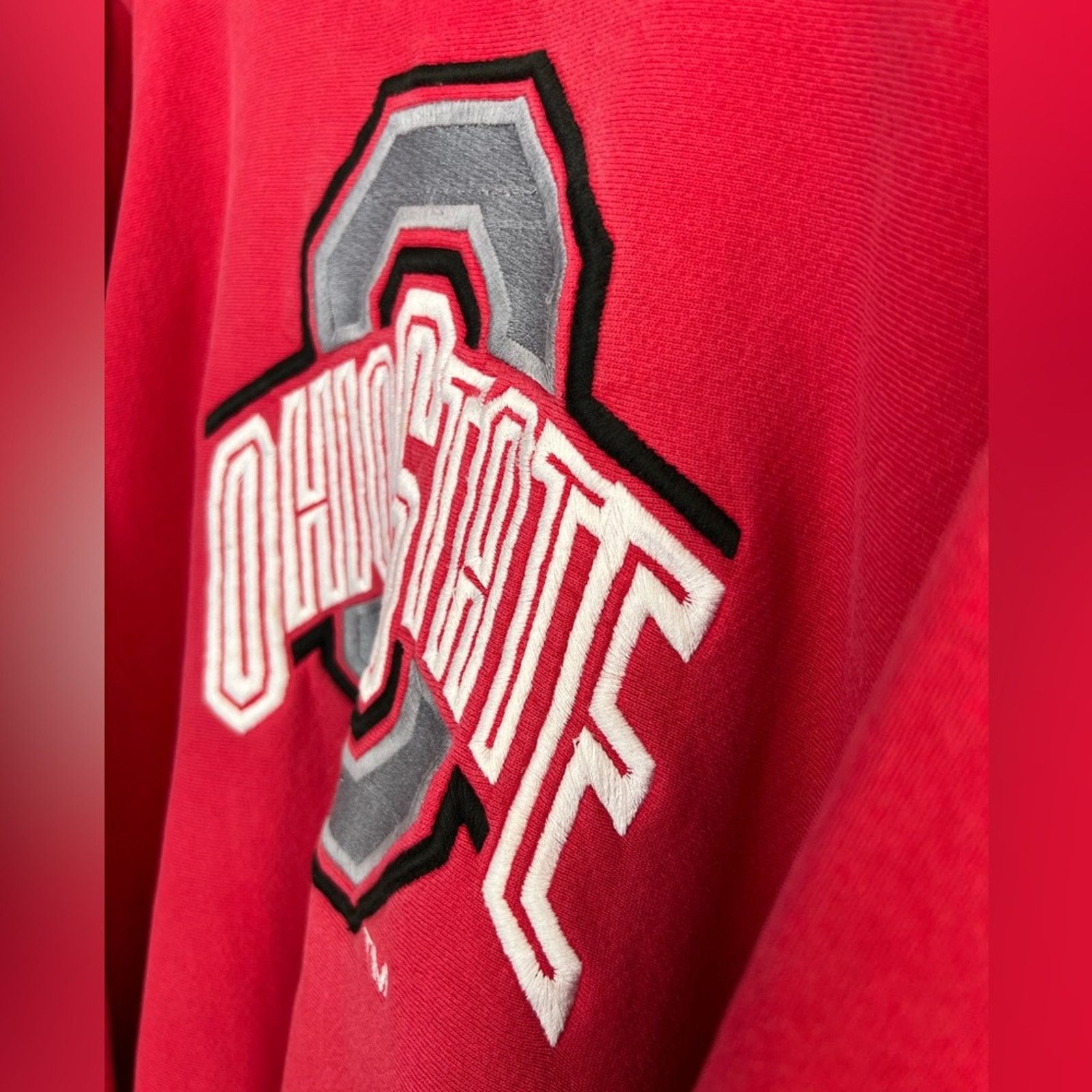 Vintage Vintage 90s Ohio State Buckeyes Embroidered Sweatshirt XXL Size US XXL / EU 58 / 5 - 3 Thumbnail