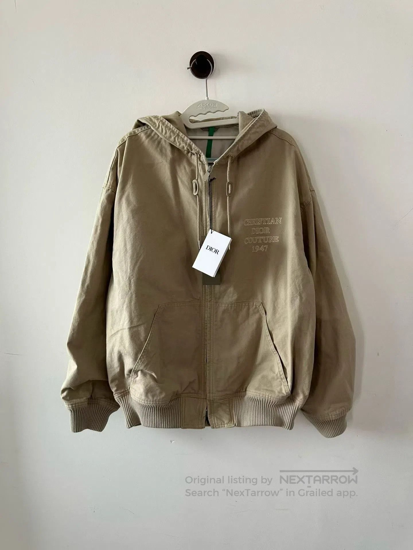 Dior Dior Hooded jacket with slogan| Size XL / US 12-14 / IT 48-50 - 1 Thumbnail