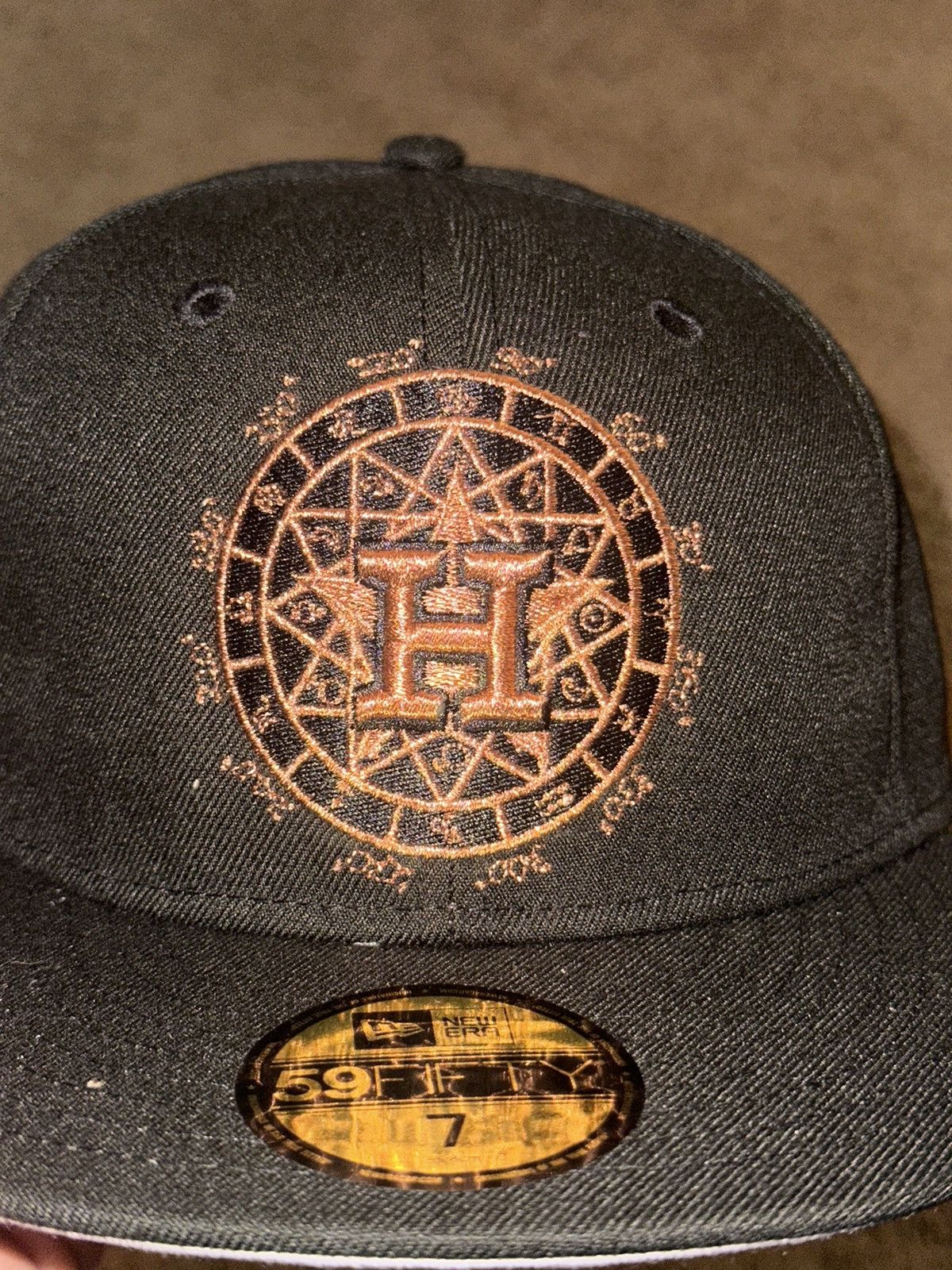 Hat Club × MyFitteds × New Era HAT CLUB Houston Astros Astrology 2022 WS Side Patch Size 7 Size ONE SIZE - 2 Thumbnail