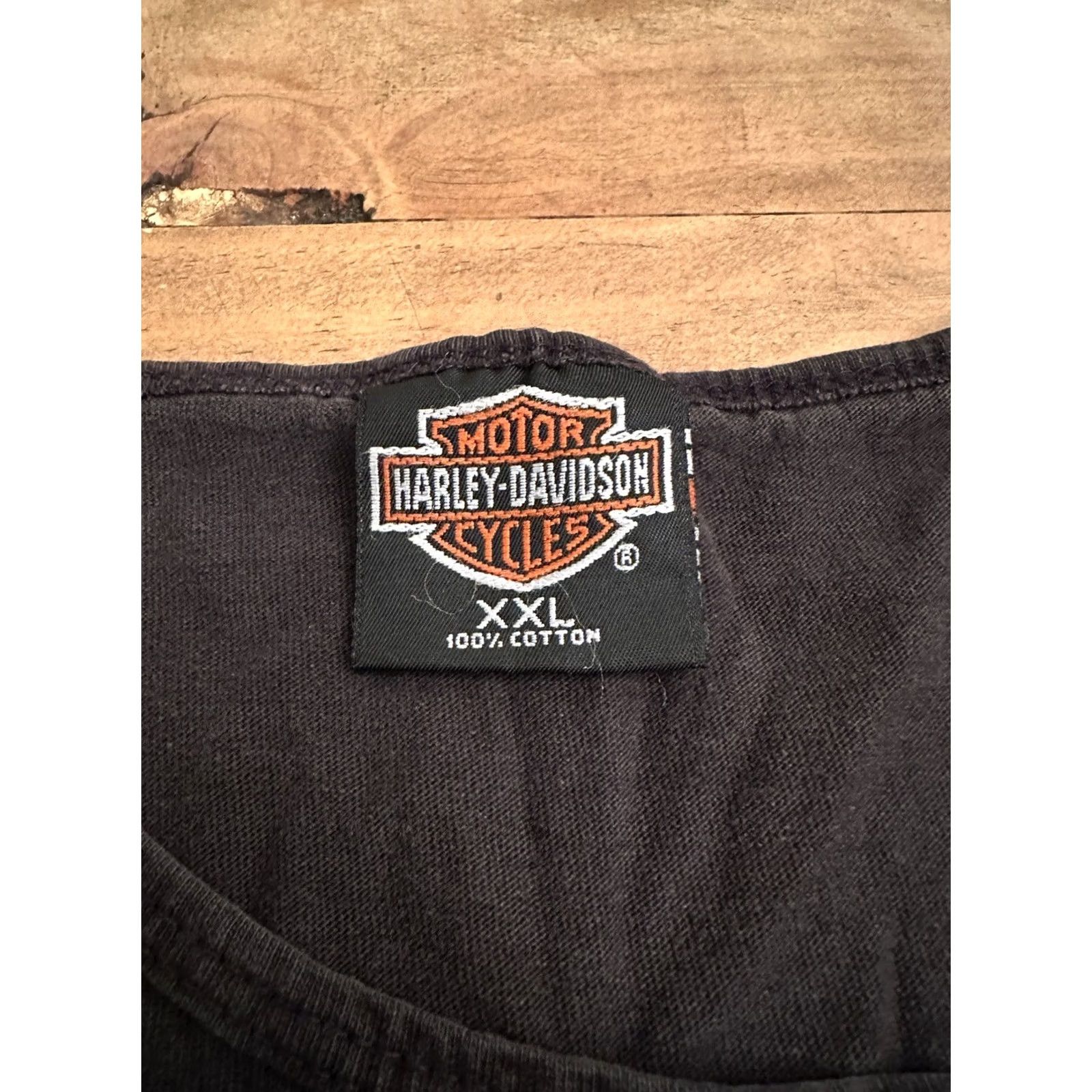 Harley Davidson VINTAGE Harley-Davidson Rebel Tank T-Shirt Mens 2XL Black Faded Salt Lake City UT Bones Couture Size US XXL / EU 58 / 5 - 4 Thumbnail
