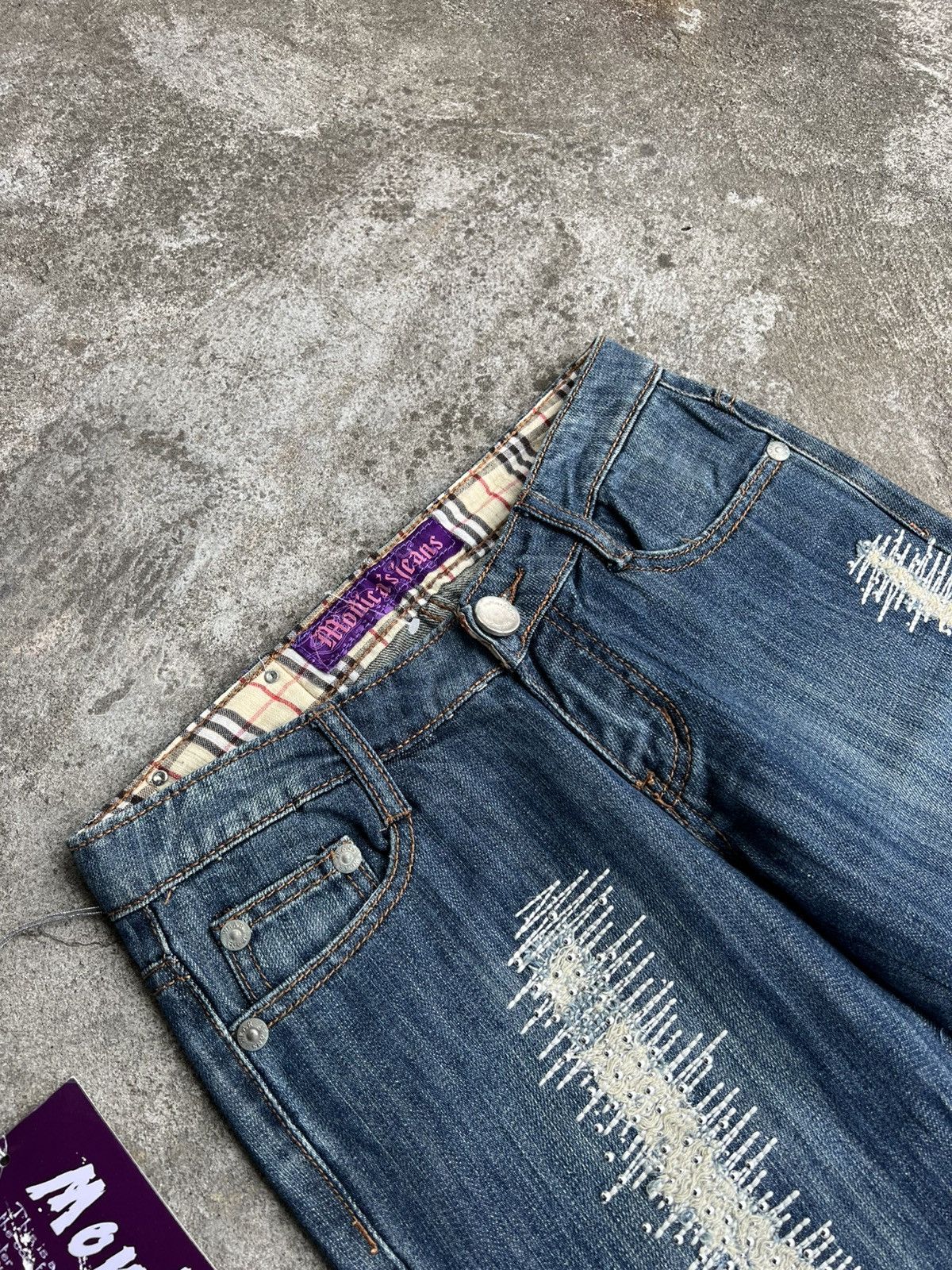 Hysteric Glamour × If Six Was Nine × Vintage RARE vintage If Six Was Nine style flared jeans Y2K Size US 30 / EU 46 - 4 Thumbnail