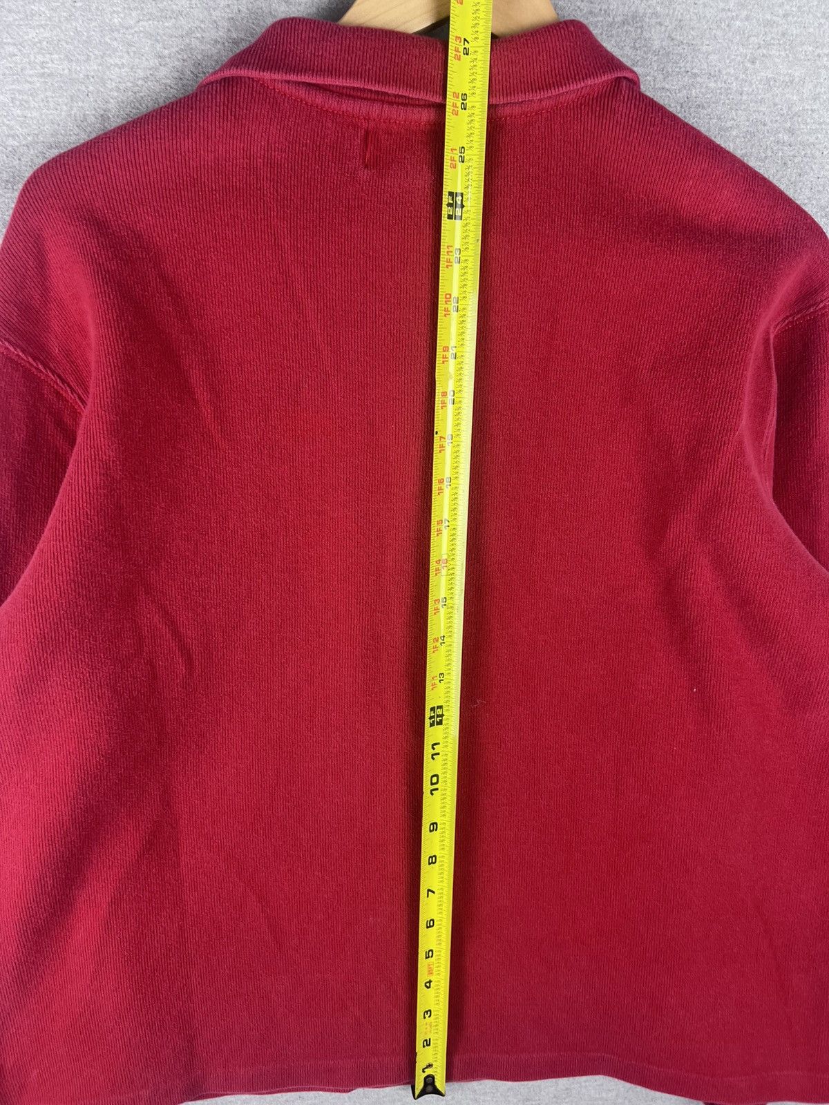 Polo Ralph Lauren × Vintage Polo Ralph Lauren Sweater Men XL Red Black Pony Sweatshirt Size US XL / EU 56 / 4 - 6 Thumbnail