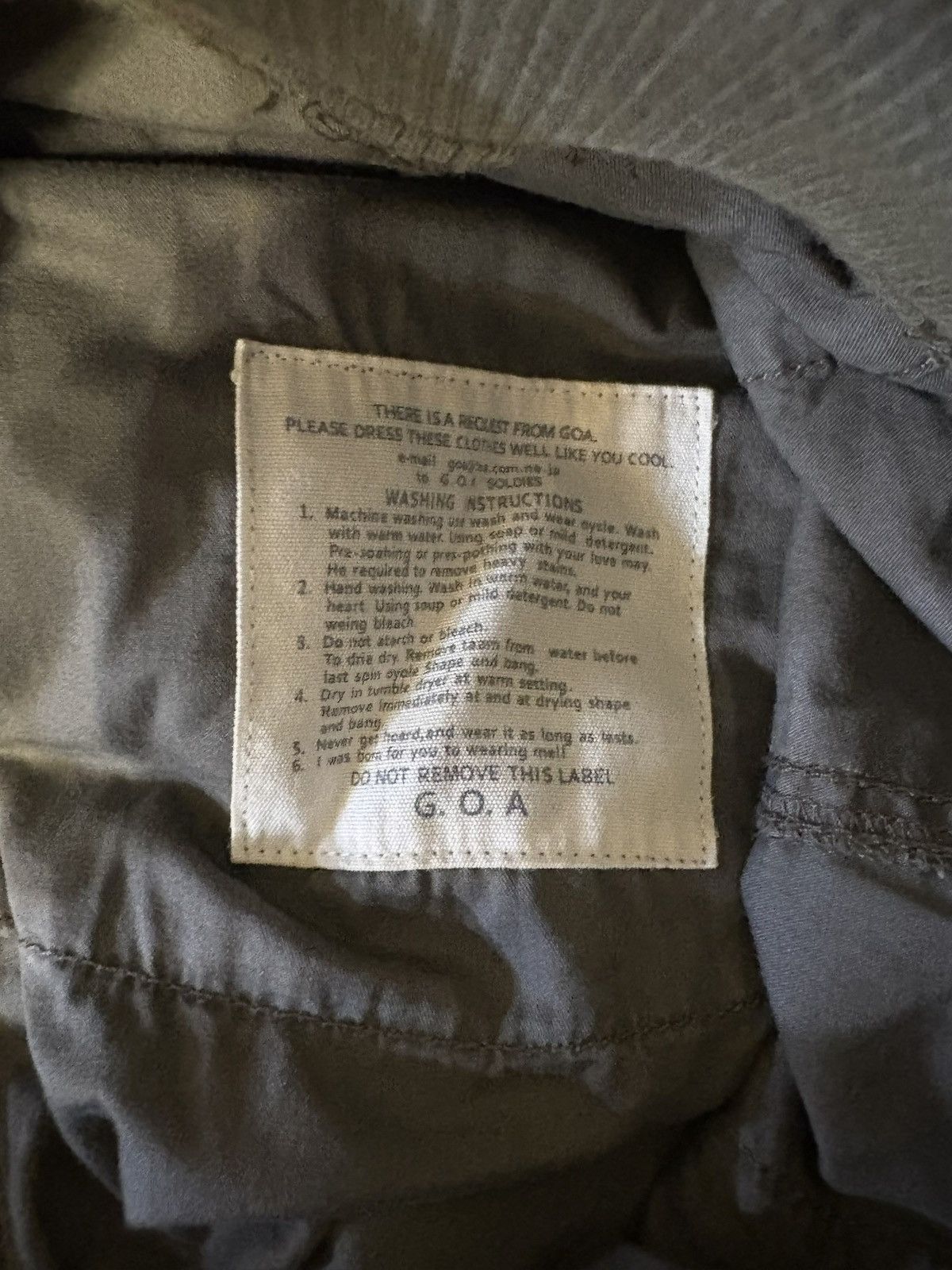 GOA GOA (General Outlaw Army) Cargo skirt – 2000s Japan Size US 36 / EU 52 - 4 Thumbnail