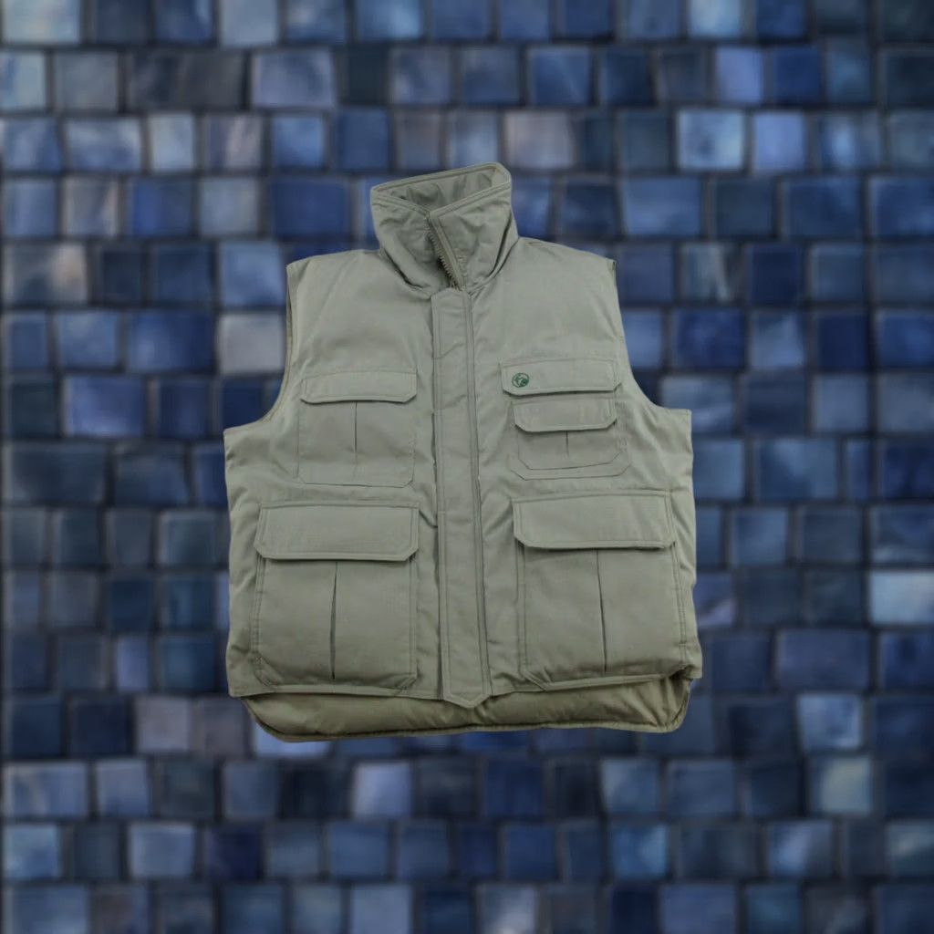 Vintage VINTAGE Gander Mountain Puffer Vest Jacket Green L Mens Down Fill Go​ose Down Fill Size US L / EU 52-54 / 3 - 1 Thumbnail