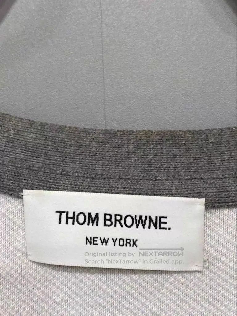Thom Browne Thom Browne Little Lion Color Label Four Stripe Knit Cardi Size US XL / EU 56 / 4 - 4 Thumbnail