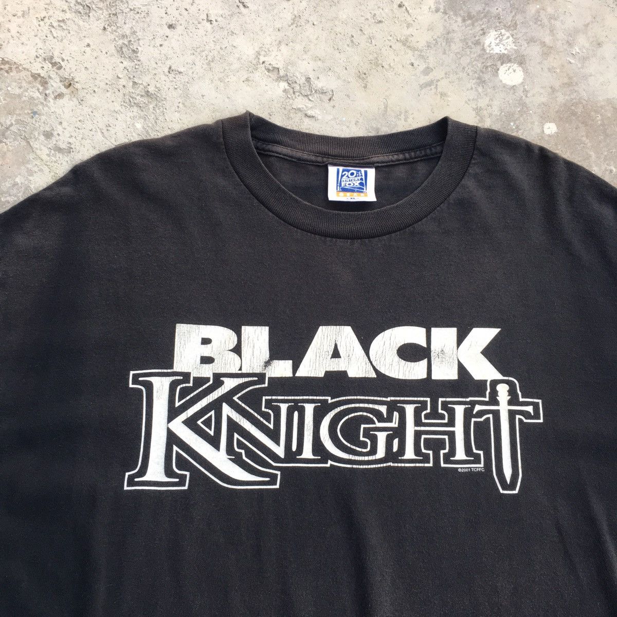 Fox Racing × Vintage Vintage Black Knight November 21 Faded Tee Size US L / EU 52-54 / 3 - 6 Thumbnail