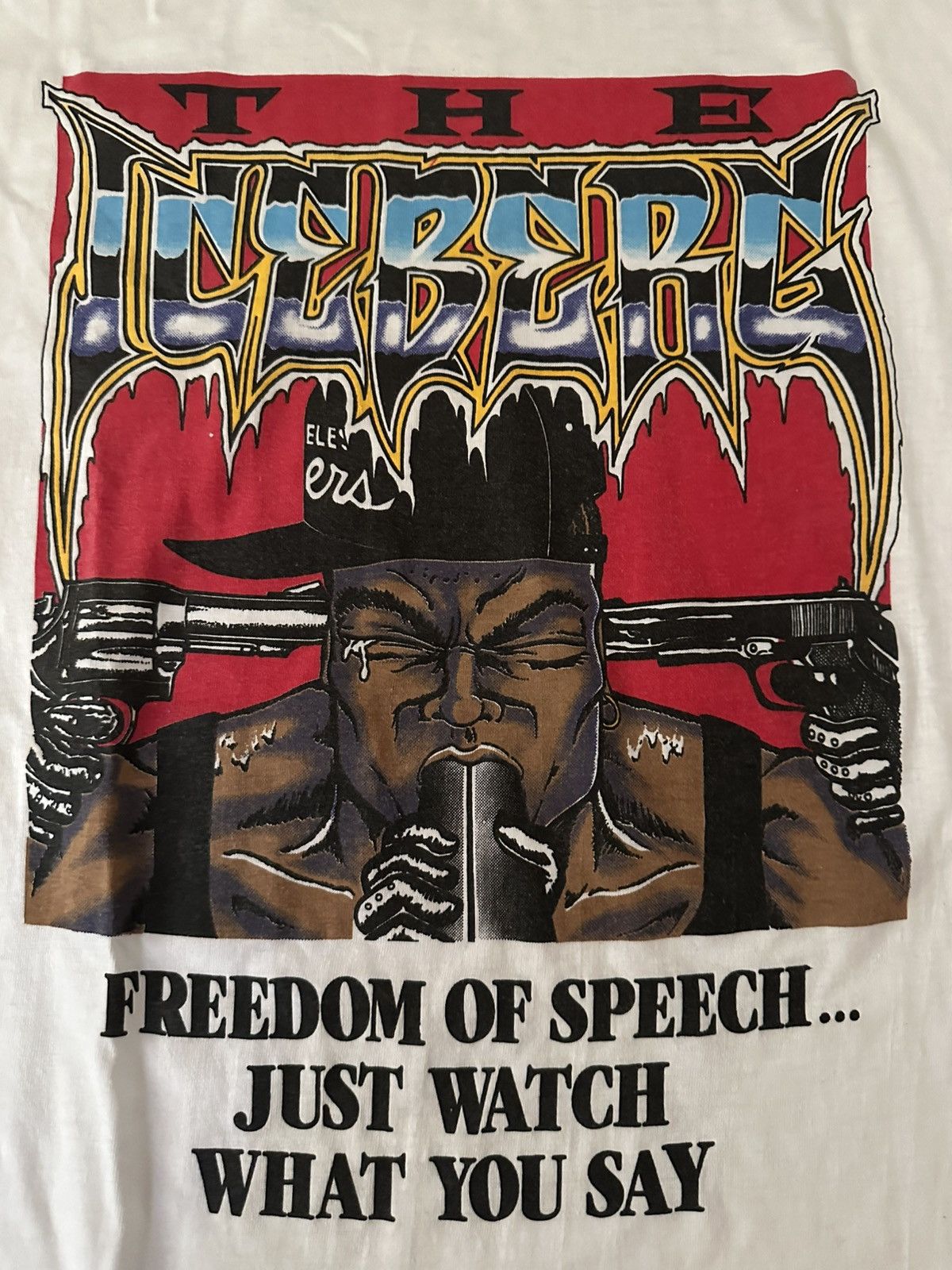 Rap Tees × Vintage Vintage80's Ice-T RapTees Size US XL / EU 56 / 4 - 2 Thumbnail