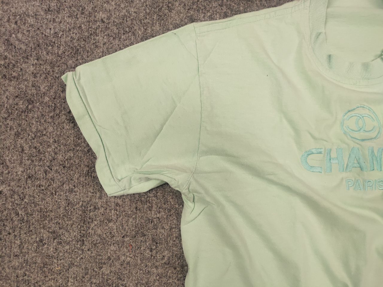 Vintage Chanel Vintage 80s Bootleg Logo mint T Shirt Single Stitch Size US M / EU 48-50 / 2 - 6 Thumbnail