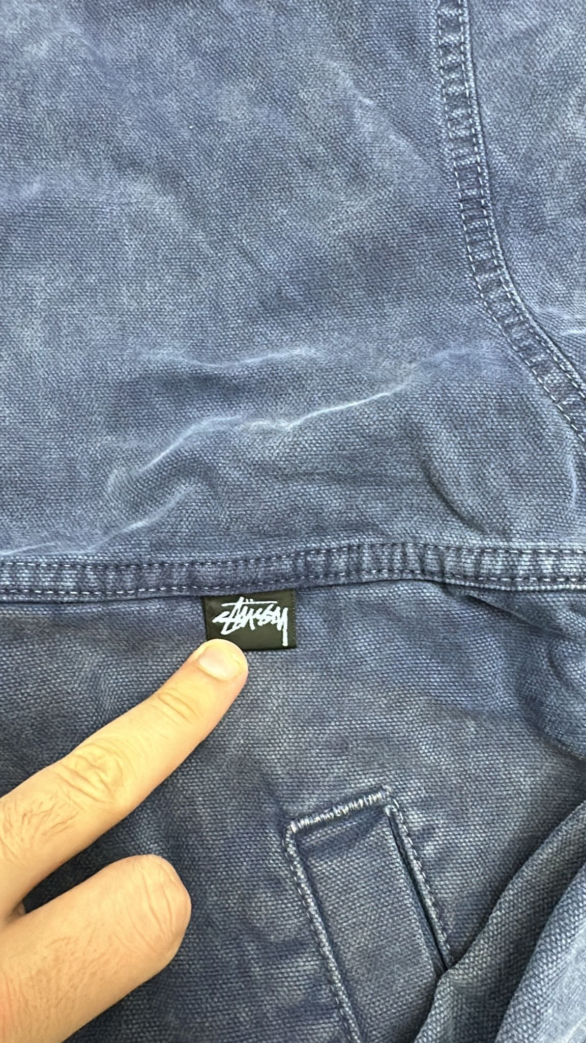 Stussy × Vintage Stussy Stussy Stone Washed Canvas Work Jacket Size US L / EU 52-54 / 3 - 6 Thumbnail