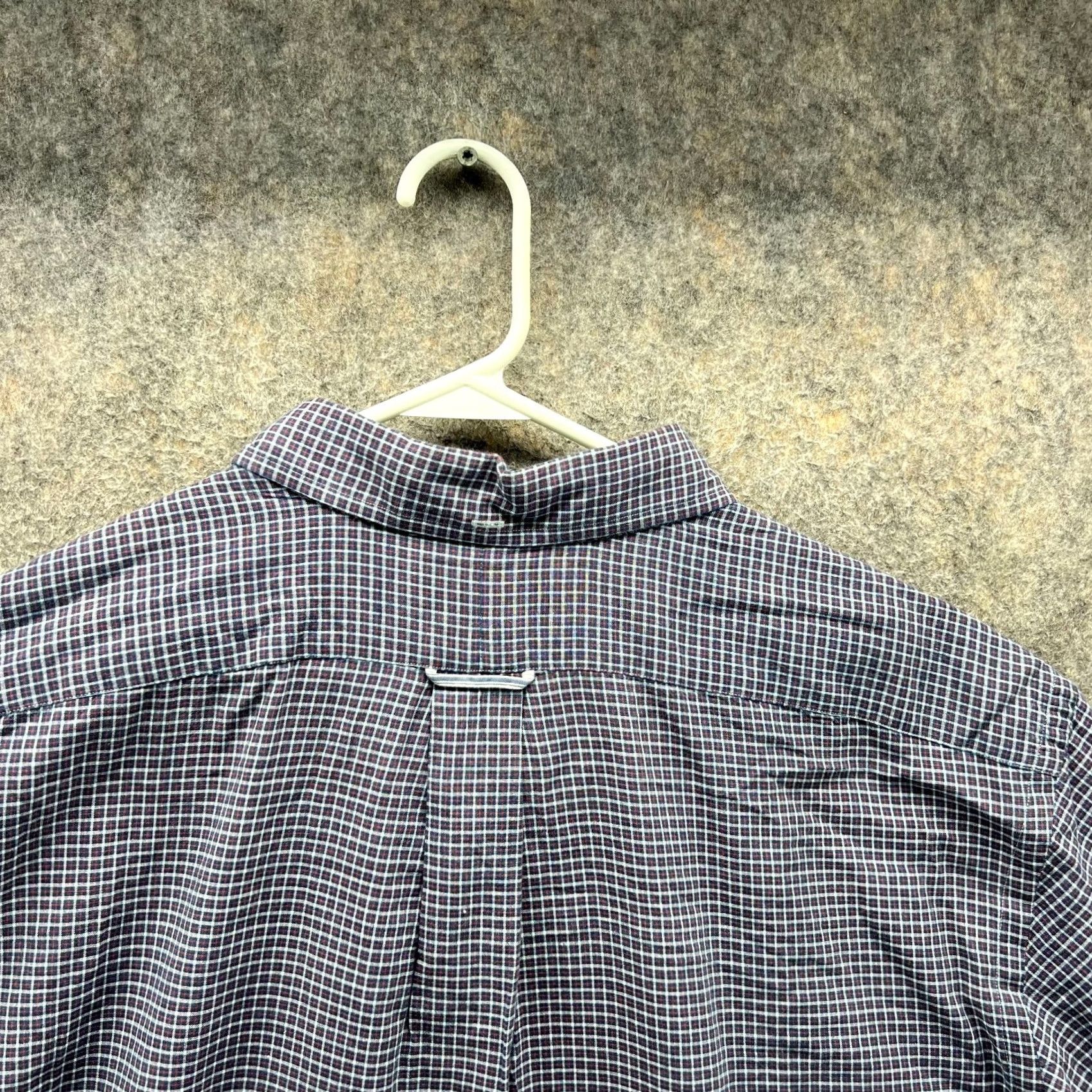 Ralph Lauren VINTAGE Ralph Lauren Shirt Men XL Blue Windowpane Button Down Classic Short Sleeve Vtg Size US XL / EU 56 / 4 - 5 Thumbnail