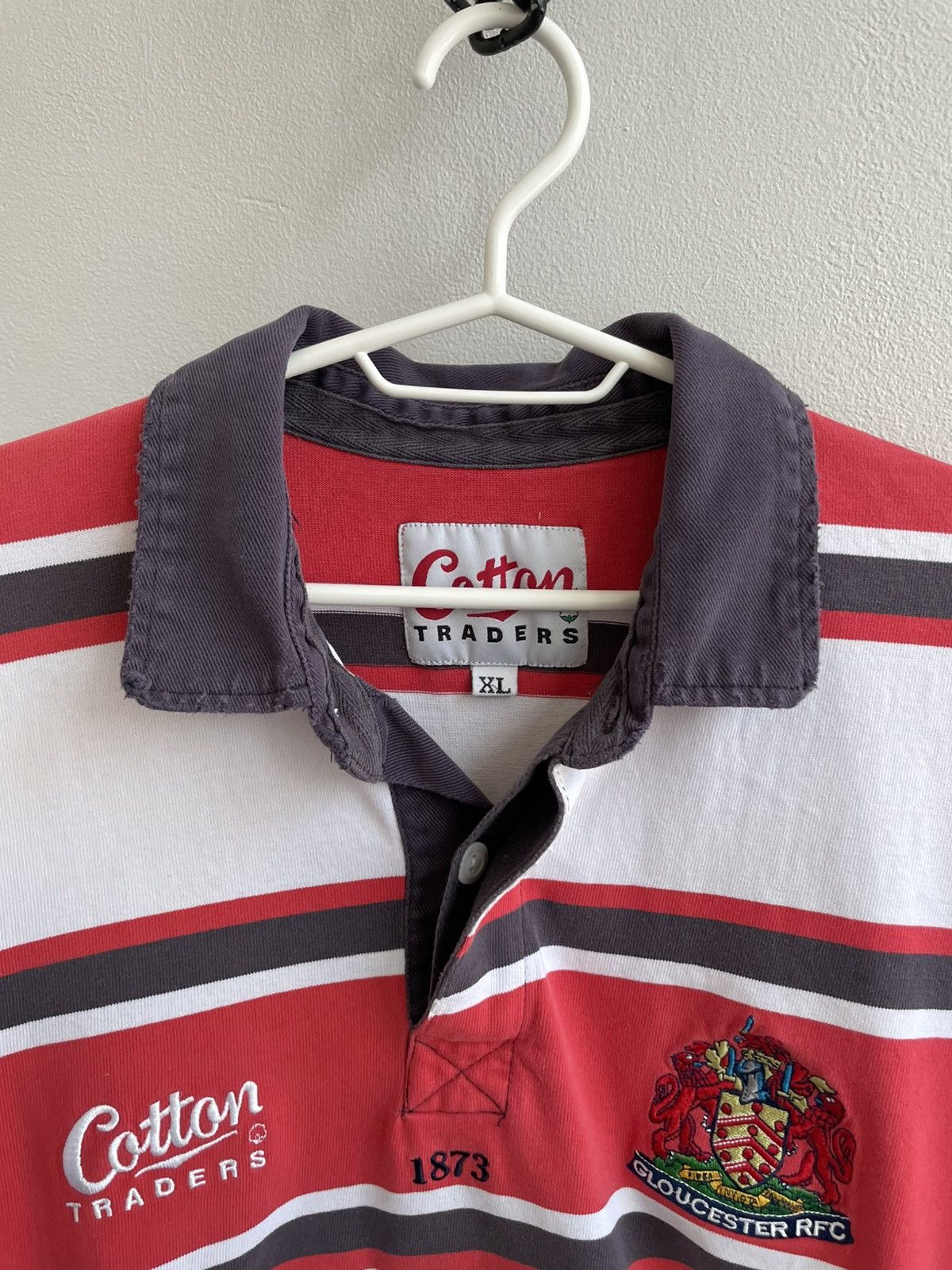 Cotton Traders Gloucester 2003 2004 Home Rugby Jersey Shirt Cotton Traders Size US XL / EU 56 / 4 - 9 Thumbnail