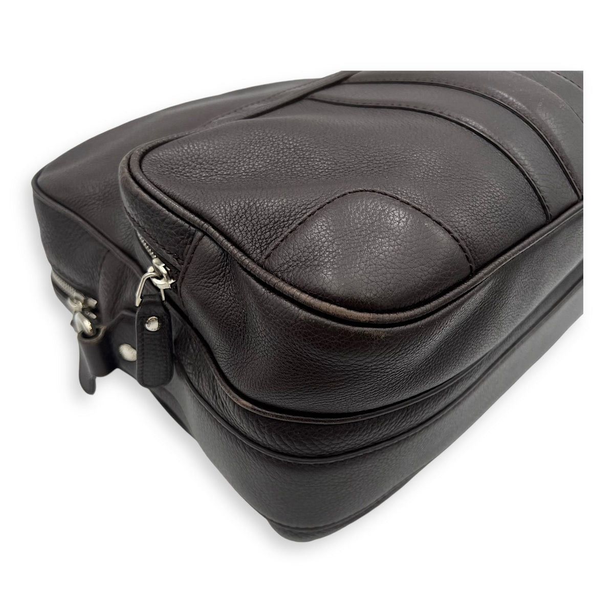 Gucci Gucci Brown Leather Unisex Reporter Messenger Crossbody Bag Size ONE SIZE - 11 Thumbnail