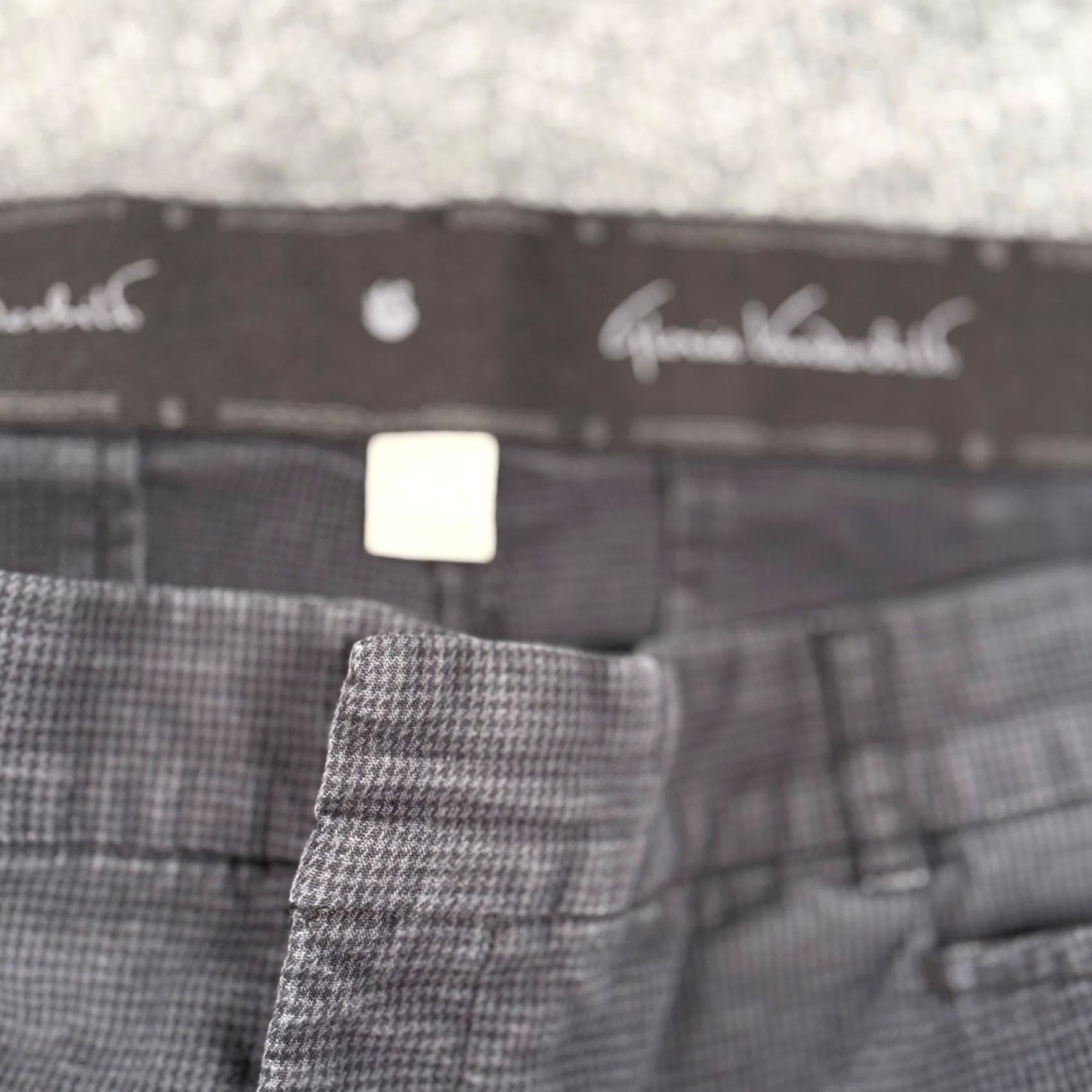 Gloria Vanderbilt VINTAGE Gloria Vanderbilt 16 Charlene Dark Gray Checkered Bootcut Pants Workwear Size 38" / US 16 / IT 52 - 6 Thumbnail