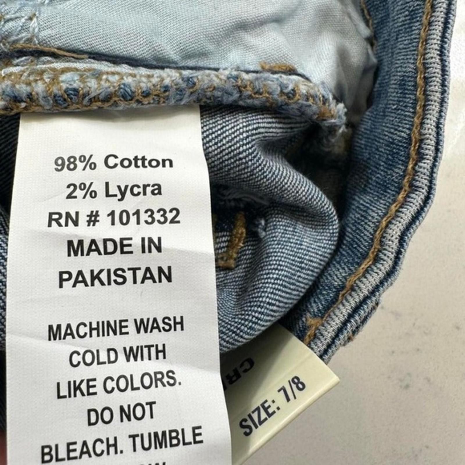 Other NWT Creative Soul Jeans Womens 7/8 28x22 Blue Light Wash Size 28" / US 6 / IT 42 - 9 Thumbnail