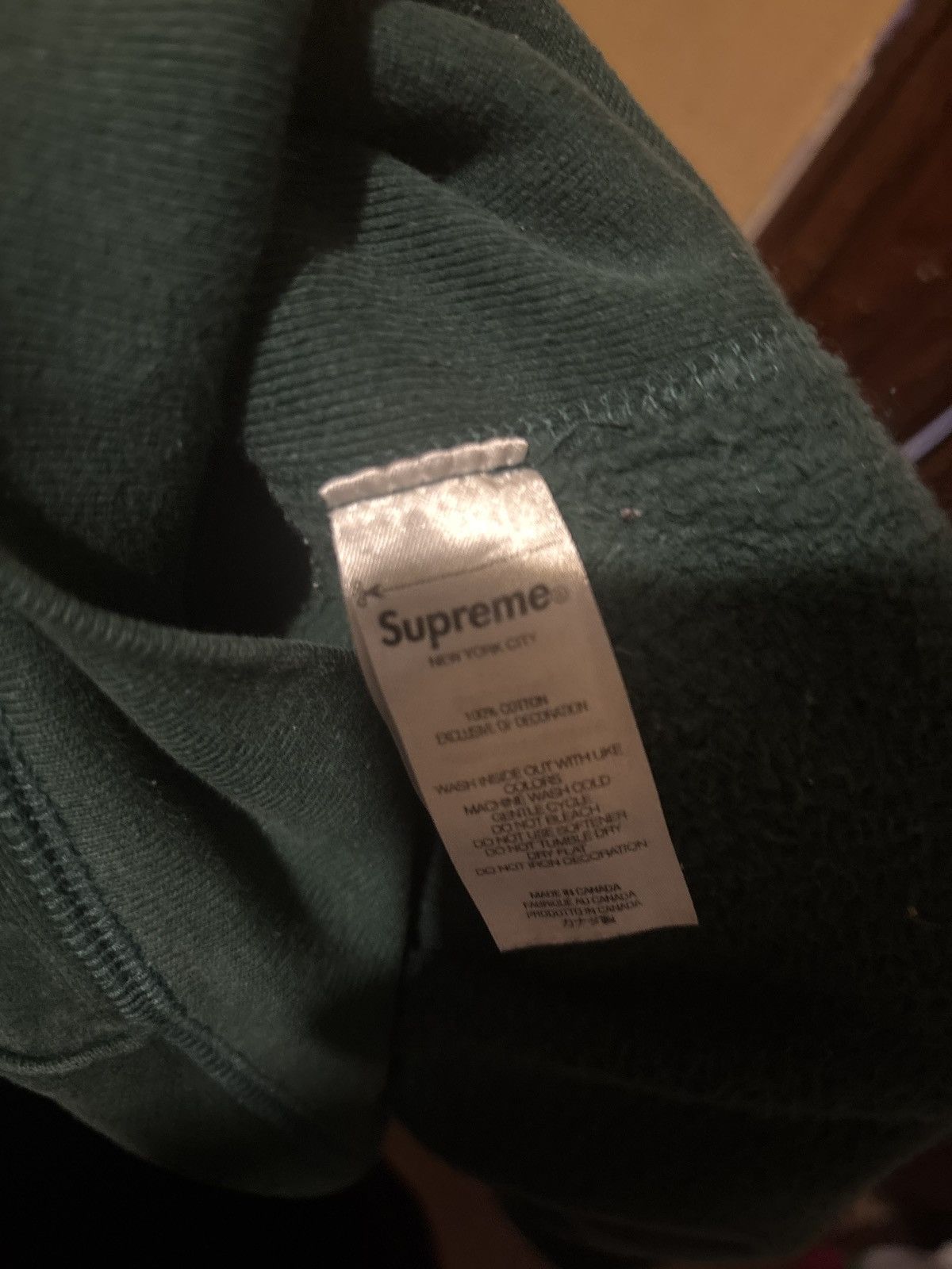 Supreme Dark Green Pearl Supreme Hoodie Size US L / EU 52-54 / 3 - 7 Thumbnail