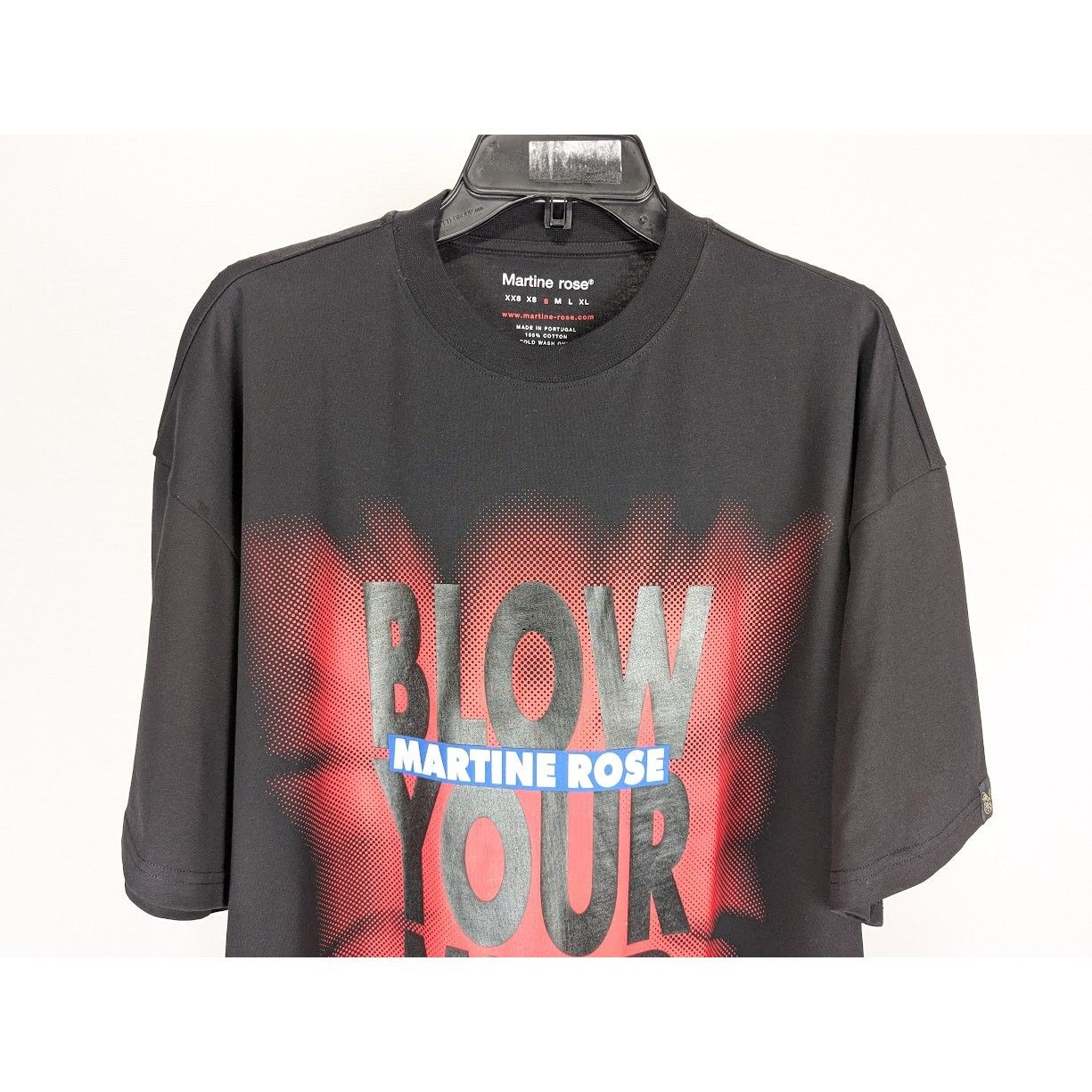 Martine Rose o1rshd1 Oversize Short Sleeve T-Shirt in Black Size US S / EU 44-46 / 1 - 8 Thumbnail