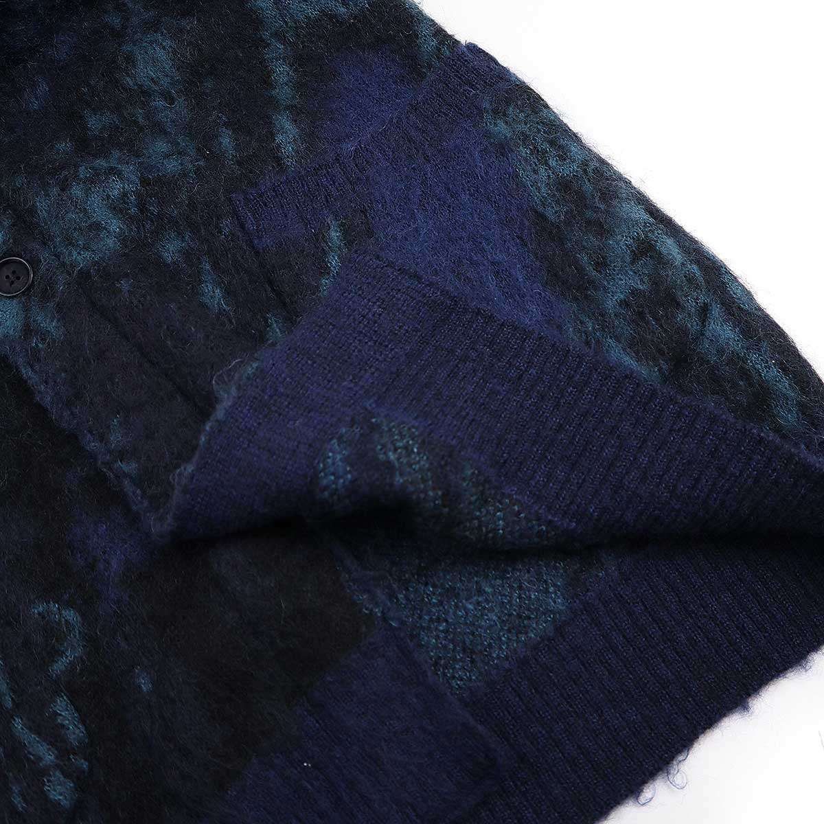 Yohji Yamamoto Yohji Yamamoto Pour Homme 15AW Mohair Knit Cardigan Size US L / EU 52-54 / 3 - 6 Thumbnail