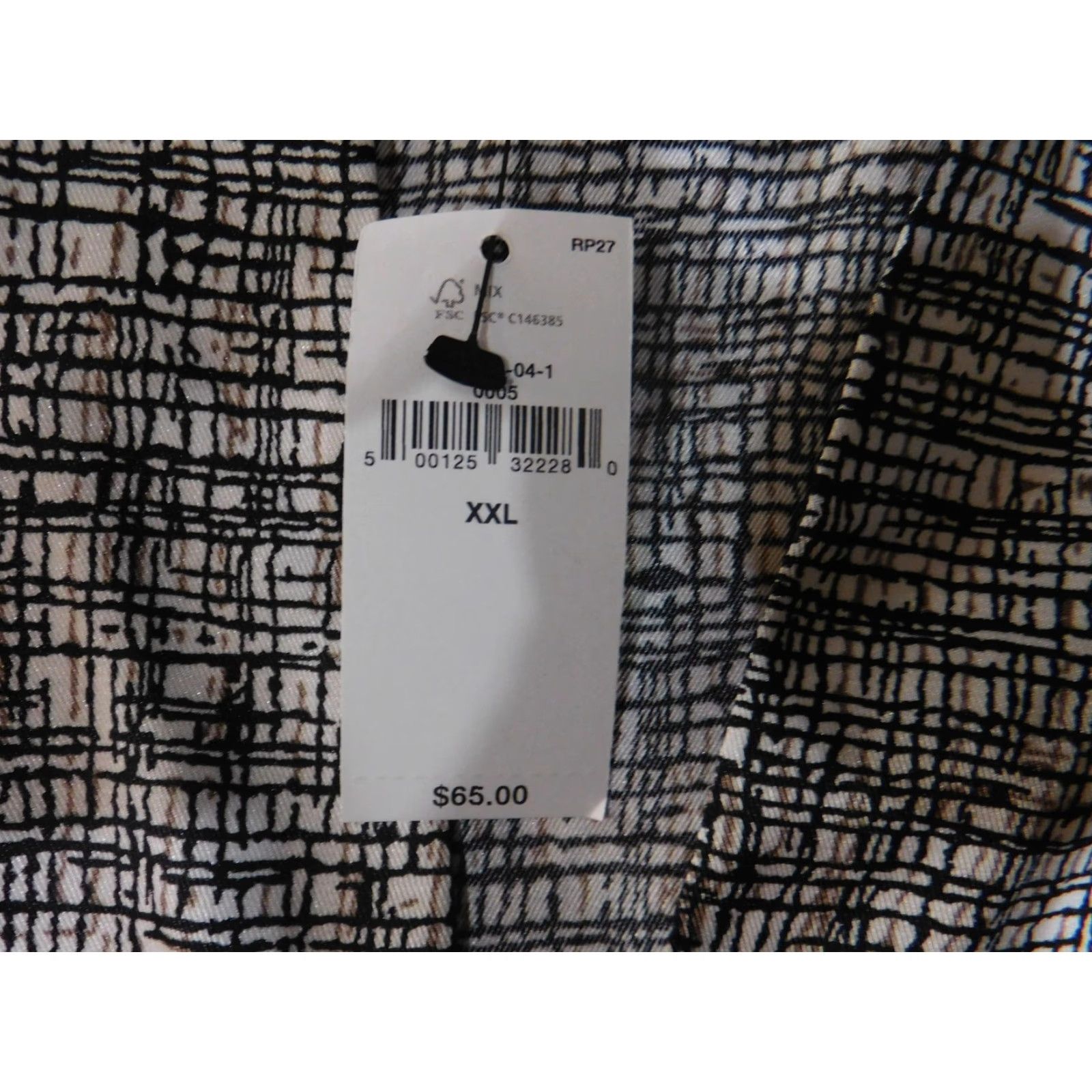 Banana Republic Banana Republic Shirt Womens 2XL Sleeveless Blouse Abstract Print Poly Top Size XXL / US 16-18 / IT 52-54 - 6 Thumbnail