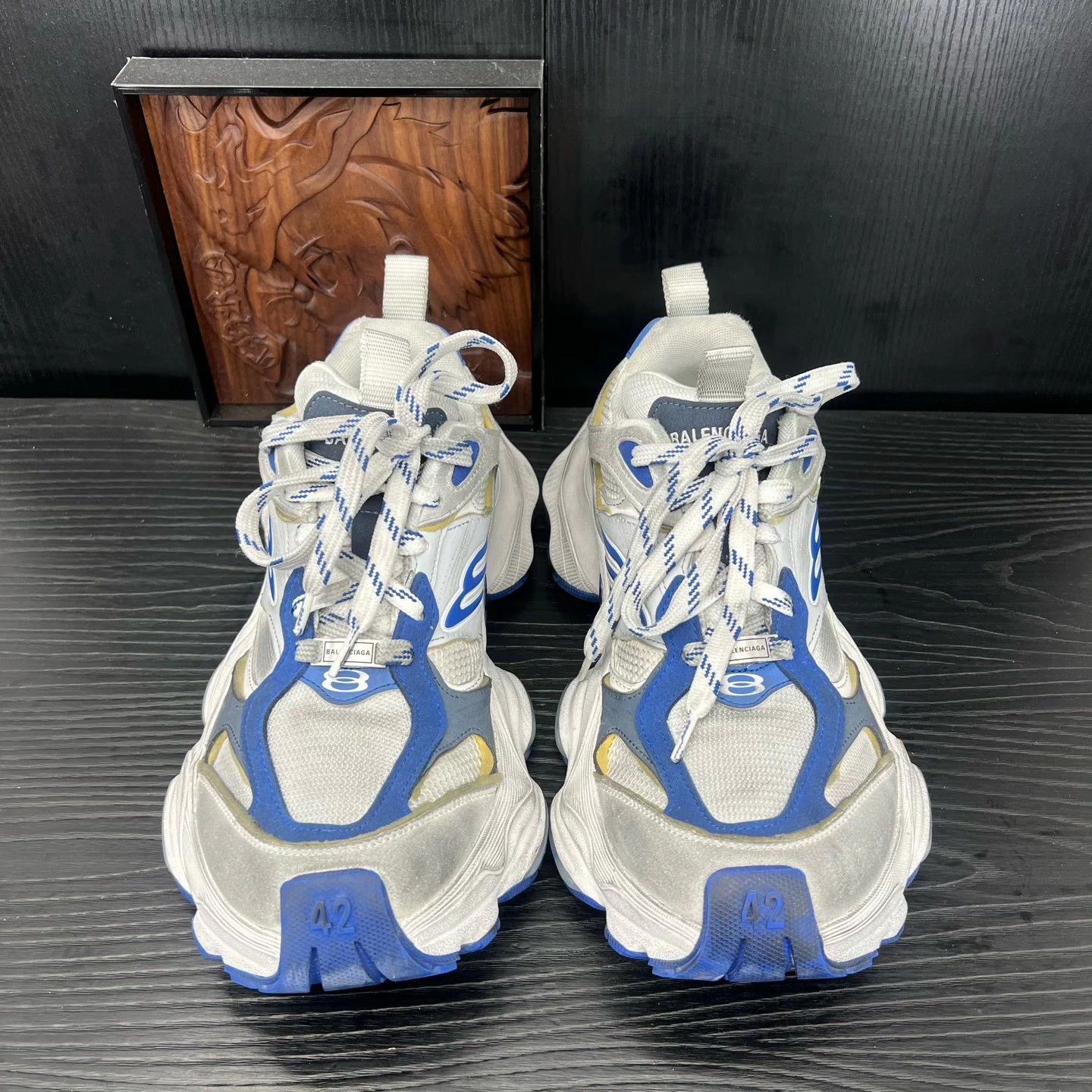 Balenciaga Balenciaga Cargo White/Gray EU42 Mint Size US 9 / EU 42 - 4 Thumbnail