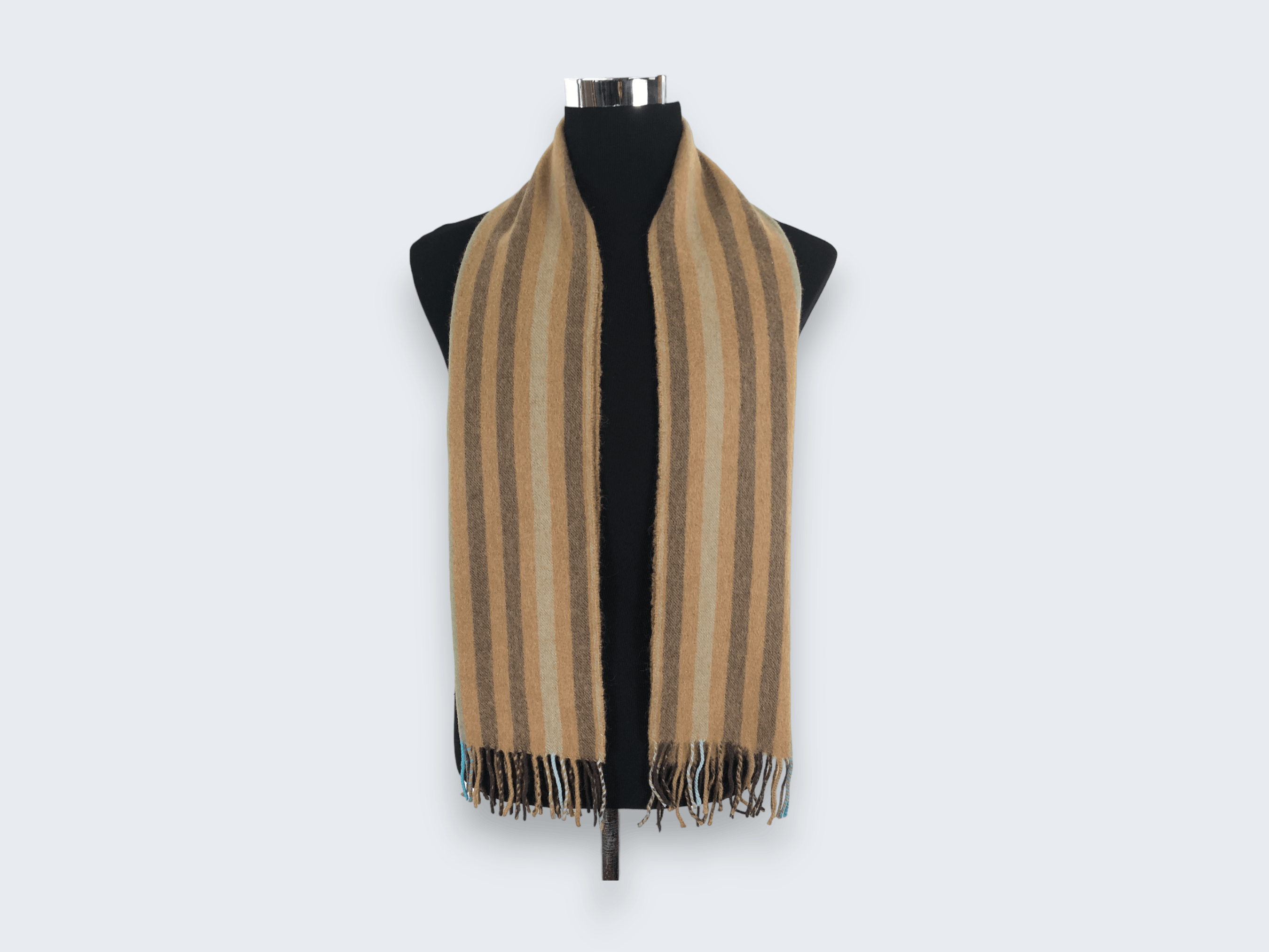 Paul Smith × Vintage Vintage Paul Smith Scarf Muffler Camel Hair Mf190 Size ONE SIZE - 1 Thumbnail