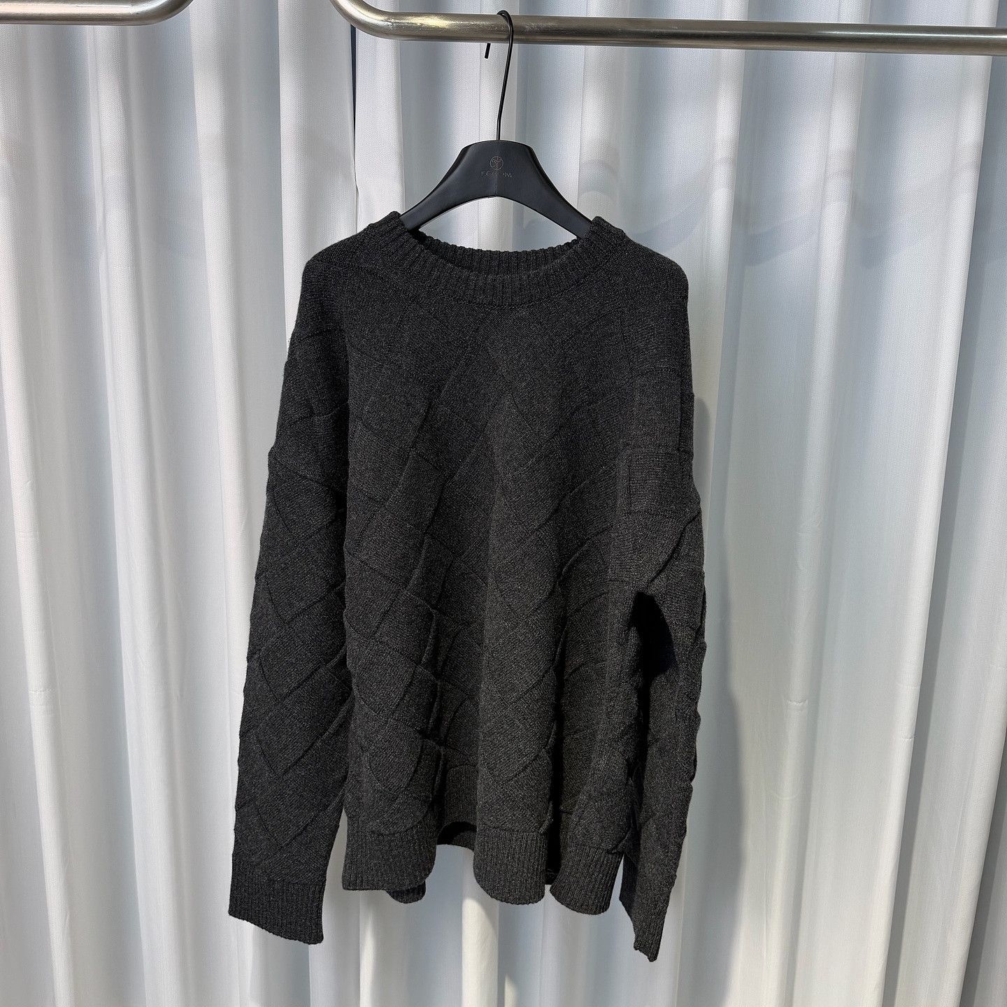 Bottega Veneta Bottega Veneta Diamond Knit Sweater Size L Size US L / EU 52-54 / 3 - 1 Thumbnail