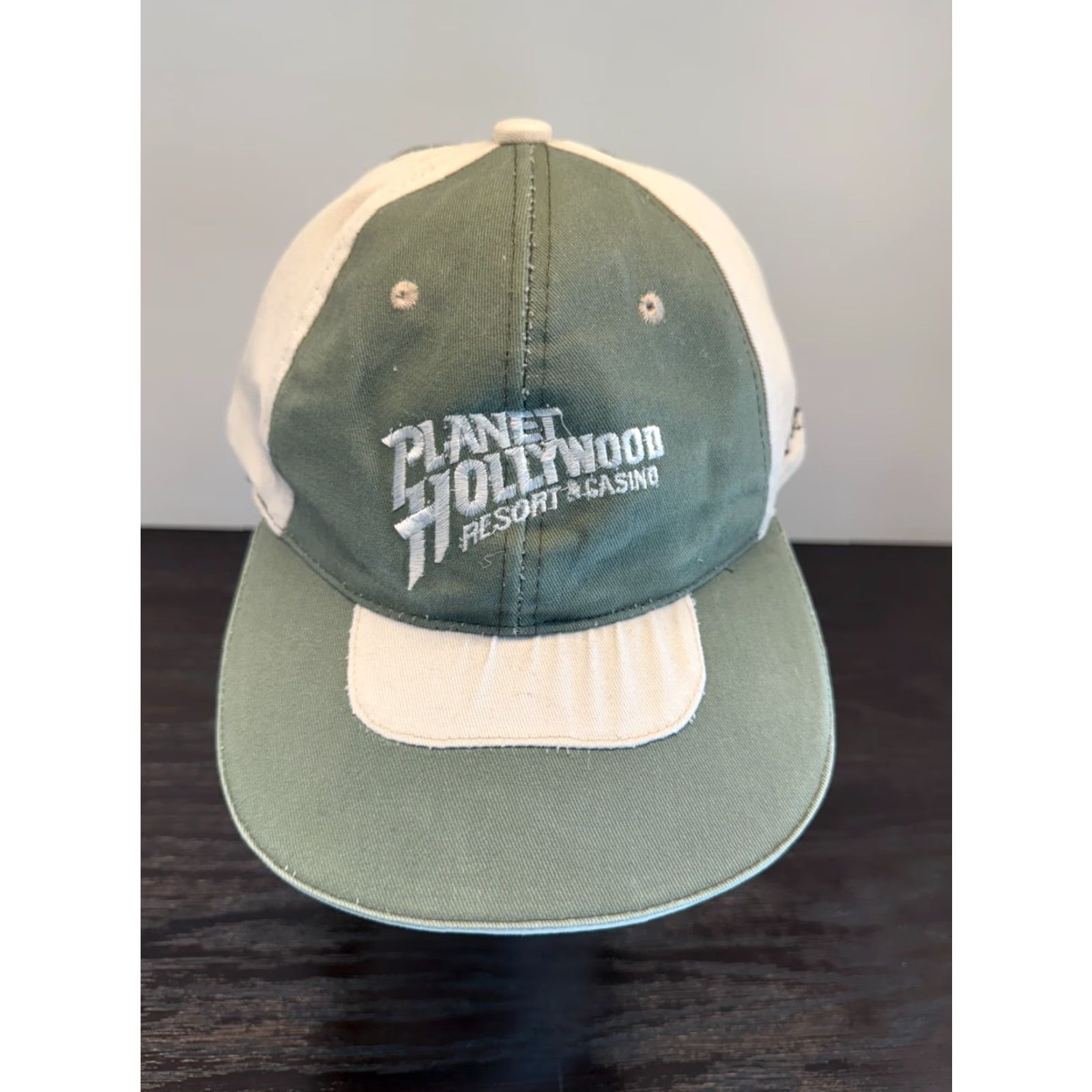 Planet Hollywood VINTAGE Planet Hollywood Hat Cap Mens One Size Green Las Vegas Casino Strapback Size ONE SIZE - 2 Thumbnail