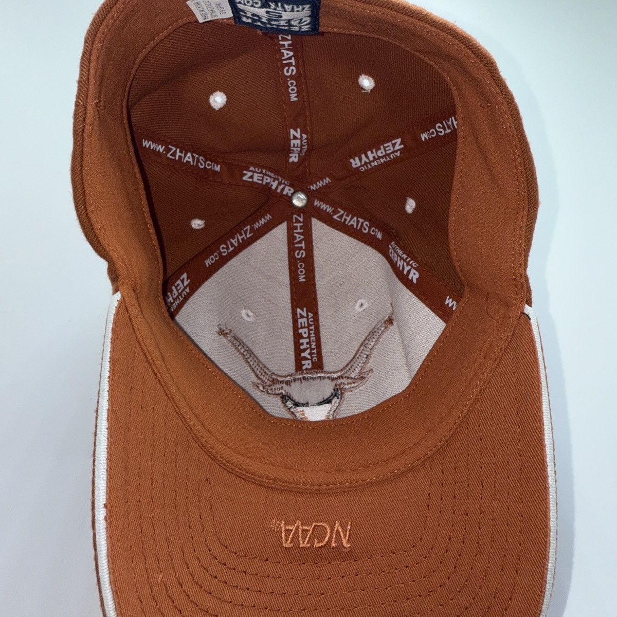 NCAA × Vintage Orange Texas Longhorns fitted hat Size ONE SIZE - 7 Thumbnail