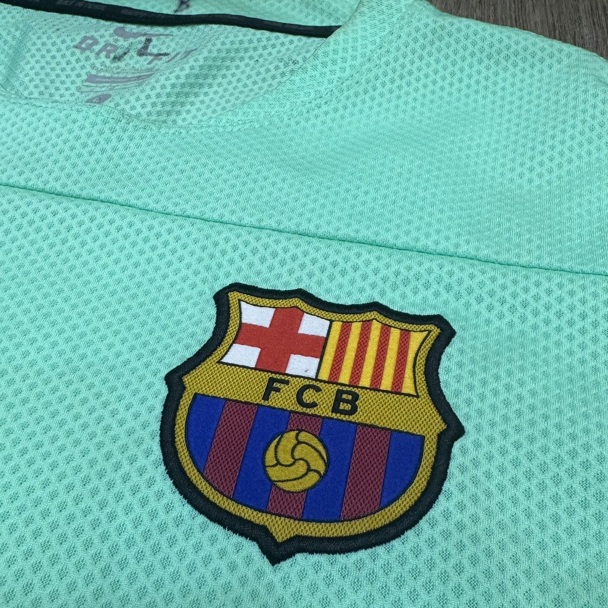 Nike Barcelona 13/14 player issued/worn training top Size US L / EU 52-54 / 3 - 5 Thumbnail