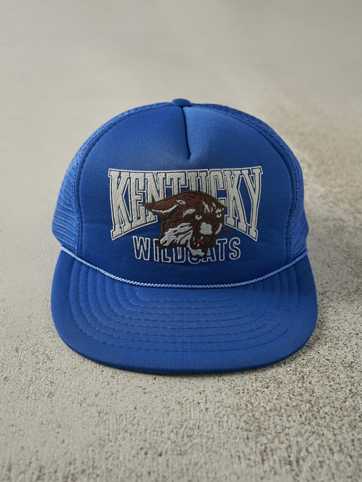 Vintage Vintage 90’s Blue Kentucky Wildcats Foam Trucker Hat Size ONE SIZE - 1 Thumbnail