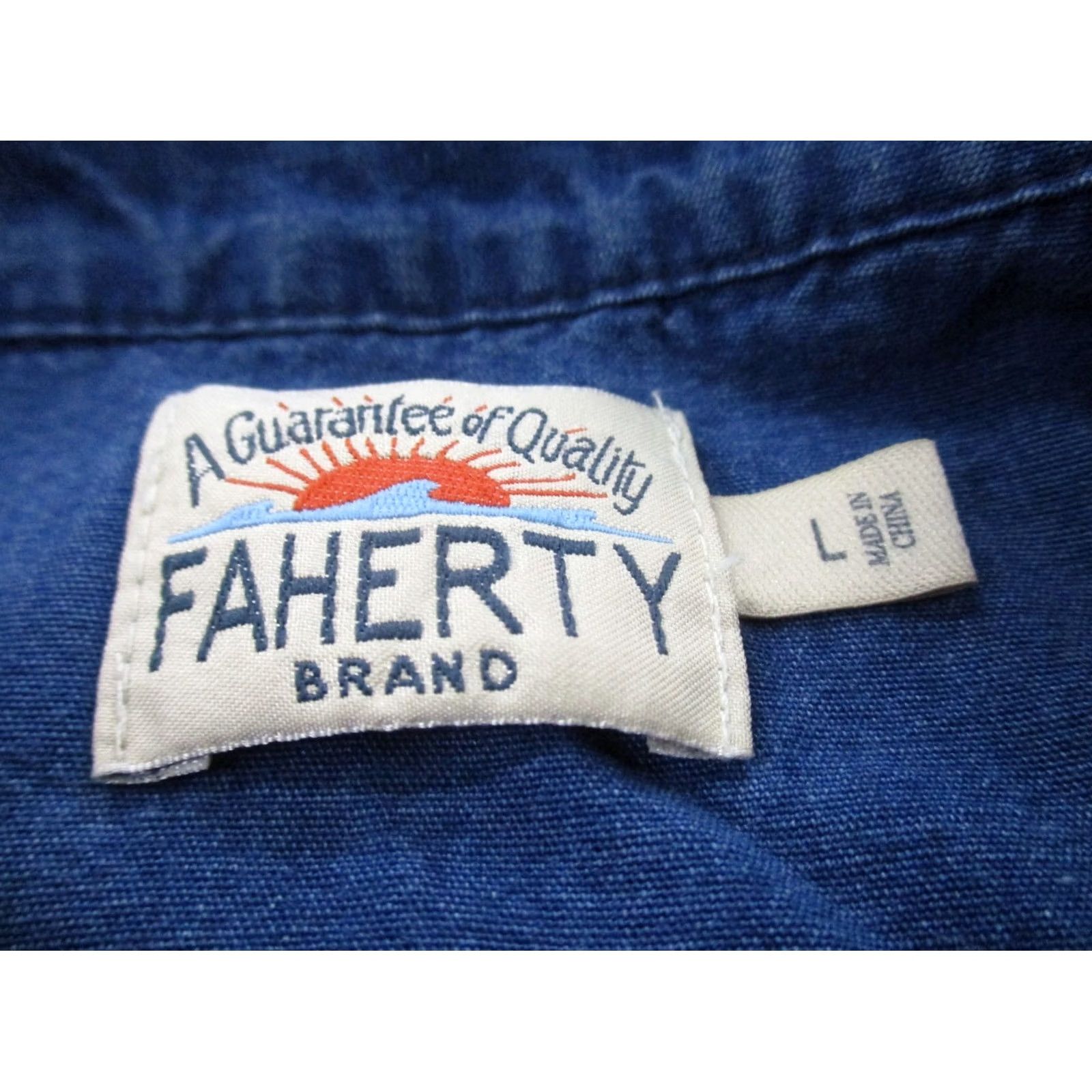 Faherty Faherty Polo Shirt Mens L Striped Golf Lightweight Work Outdoors Casual Business Size US L / EU 52-54 / 3 - 7 Thumbnail