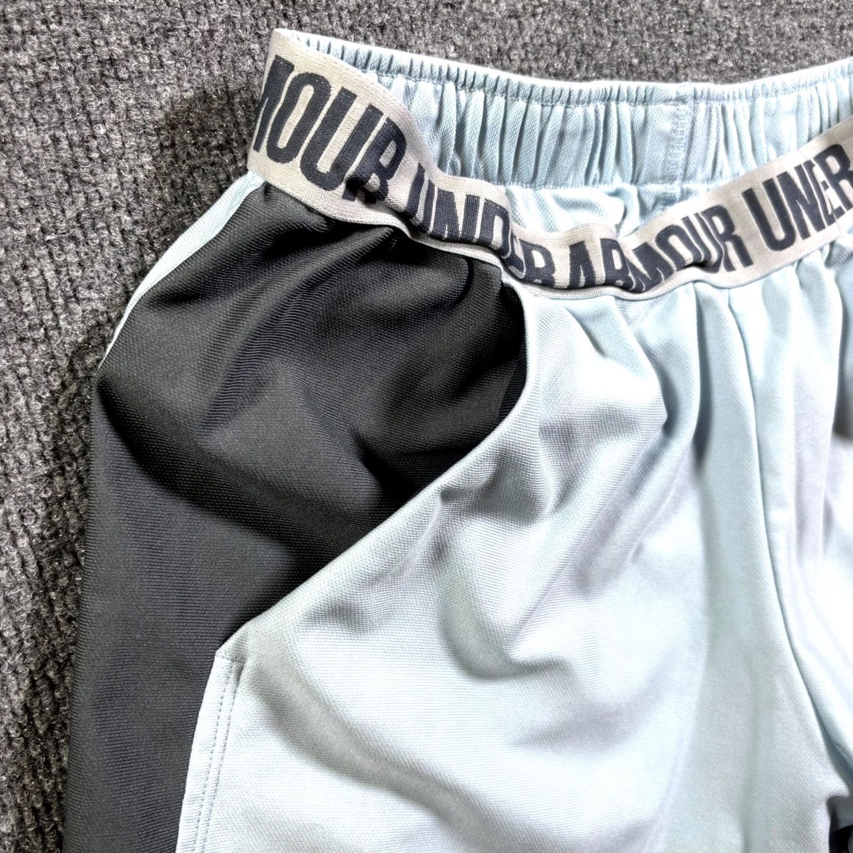 Under Armour Under Armour Athletic Shorts Women's M Blue Performance Workout Gym Sports Size 32" / US 10 / IT 46 - 4 Thumbnail