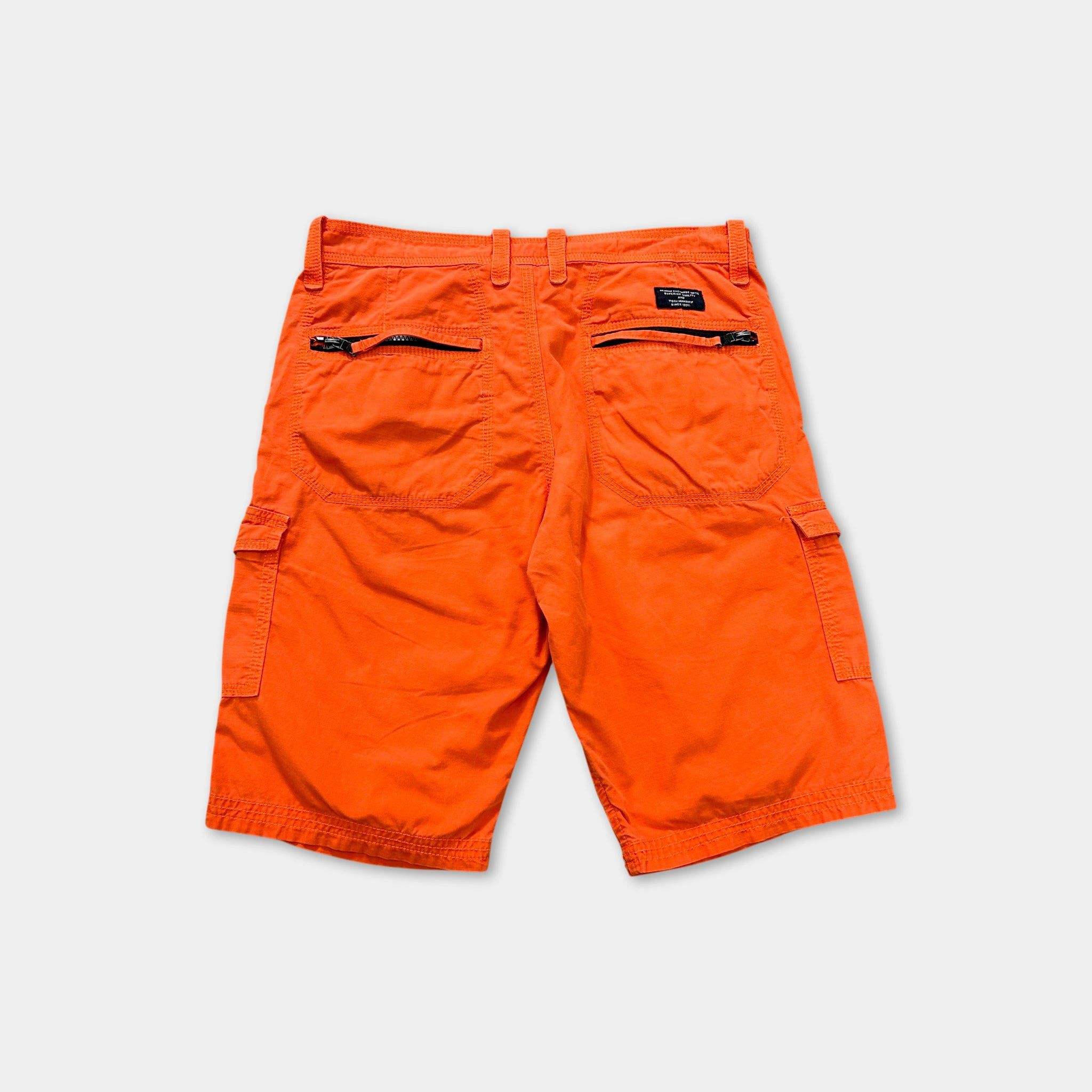Armani Exchange Armani Exchange Orange Utilitarian Cargo Shorts Size US 28 / EU 44 - 5 Thumbnail