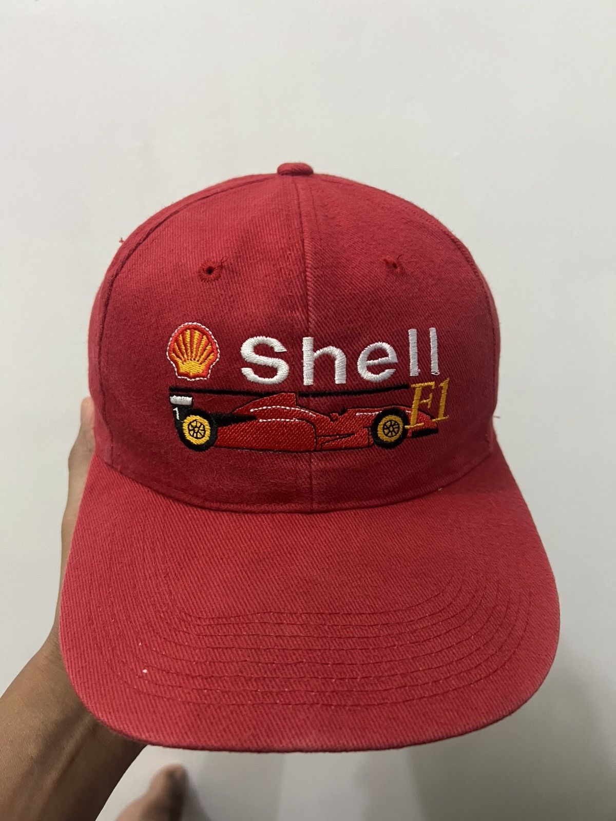 Vintage Vintage Shell Formula 1 Hat Cap Size ONE SIZE - 7 Thumbnail