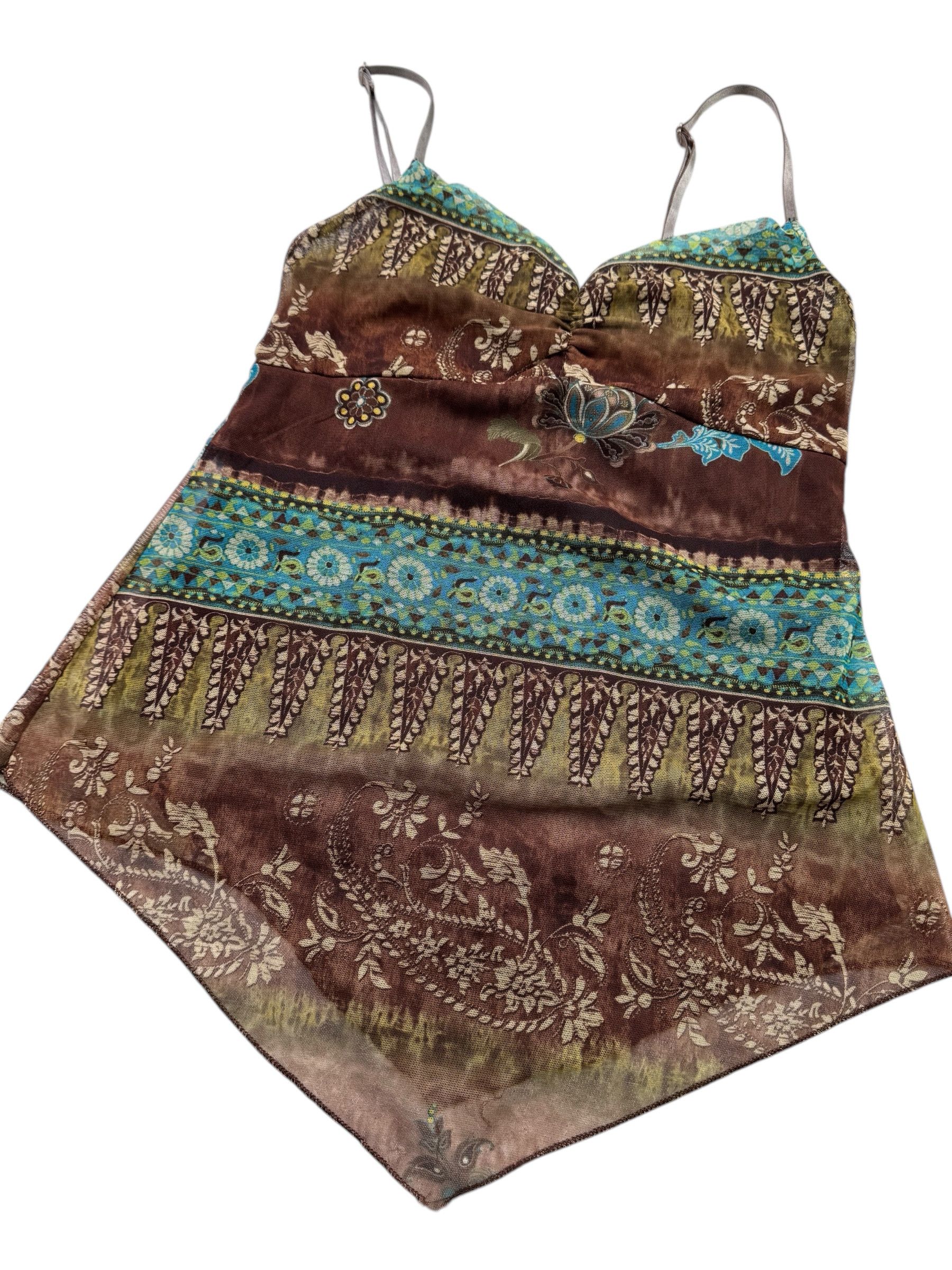 Japanese Brand Vintage Tank Top W191(V9) Size XS / US 0-2 / IT 36-38 - 2 Thumbnail