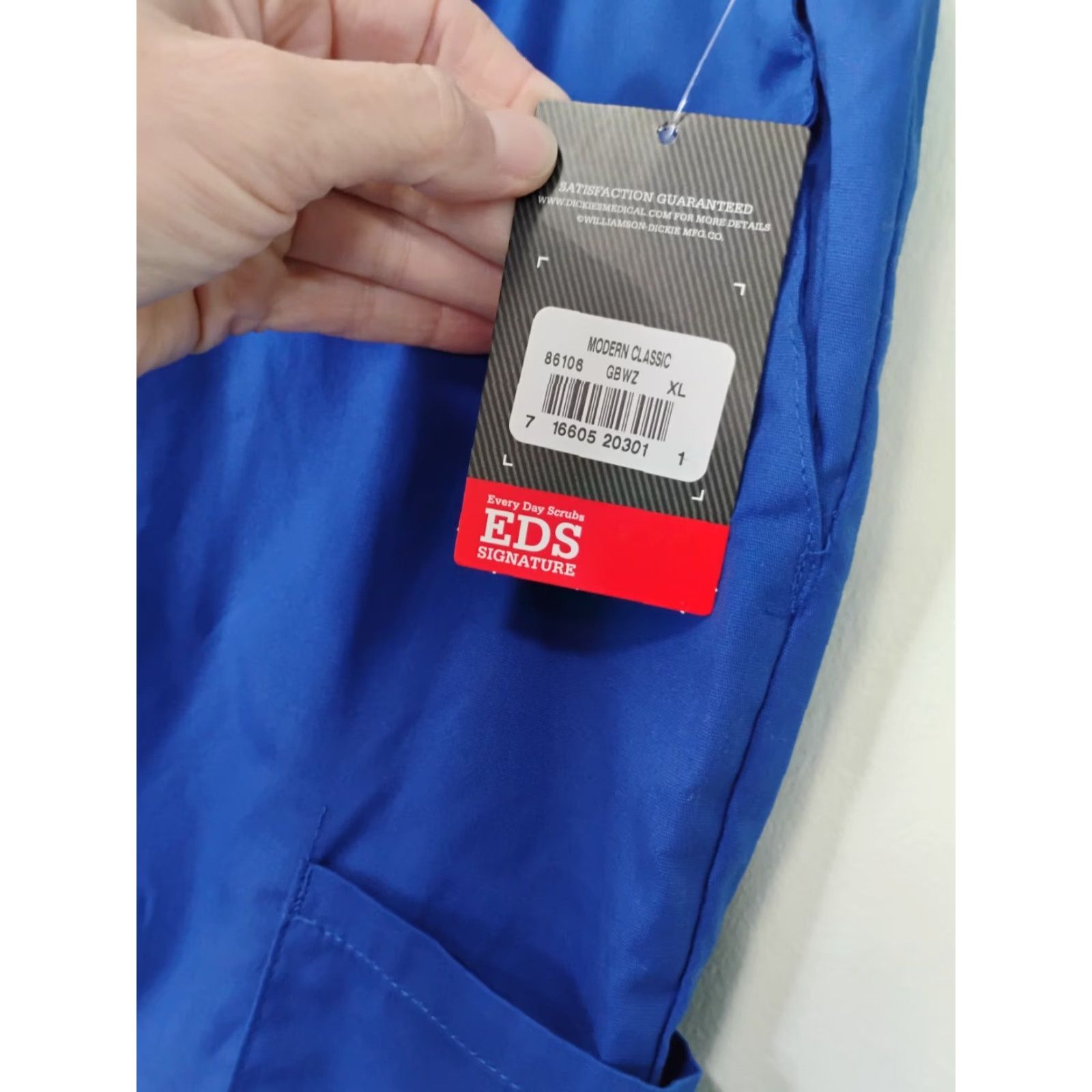 Dickies Dickies EDS Signature Scrub Cargo Pants Womens XL Blue 36x31 Elastic Waist Size 40" / US 18 - 4 Thumbnail