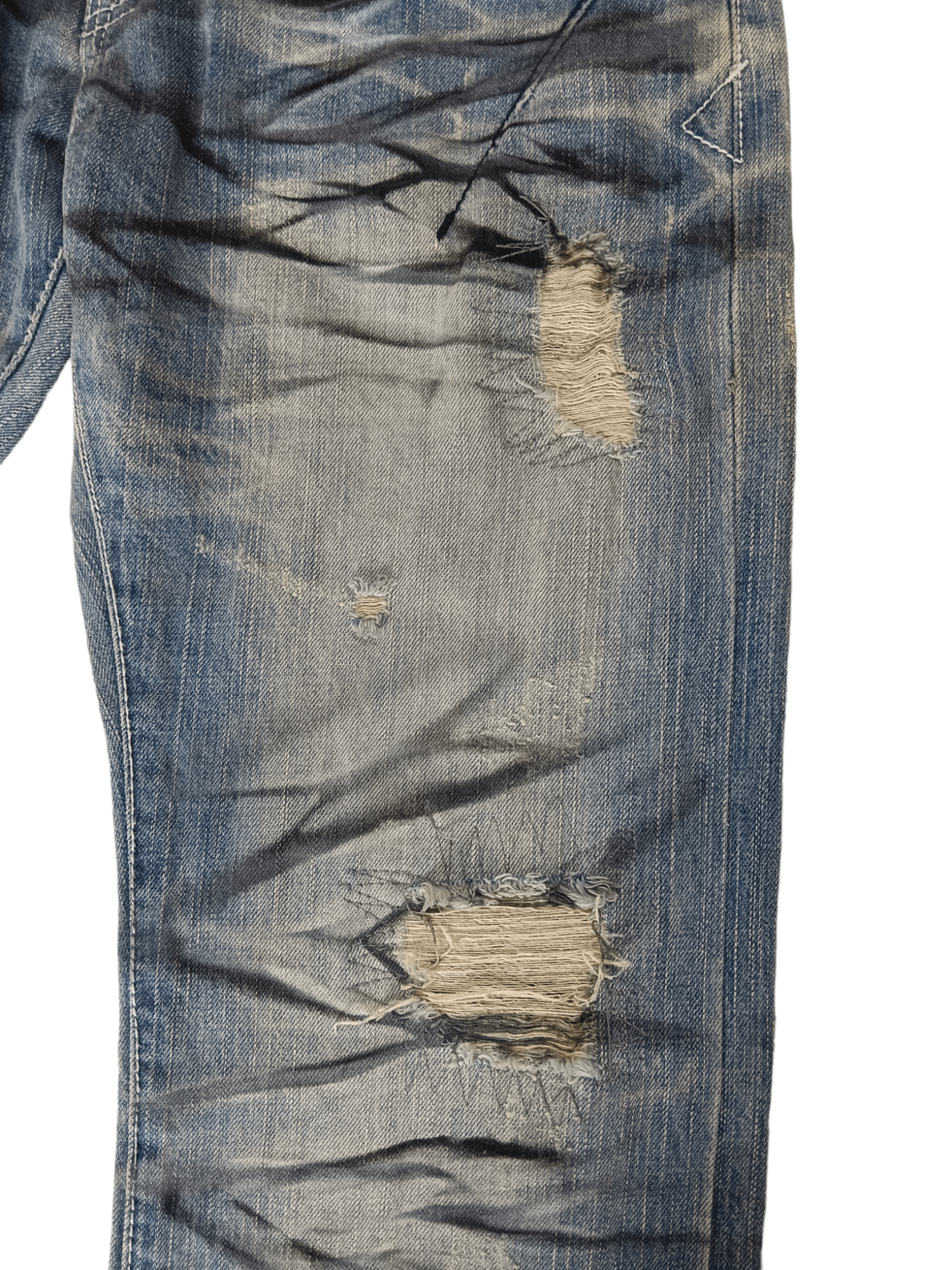 If Six Was Nine × Japanese Brand Neutral Infinity Clawmark Seditionaries Distressed Denim Size US 29 - 9 Thumbnail
