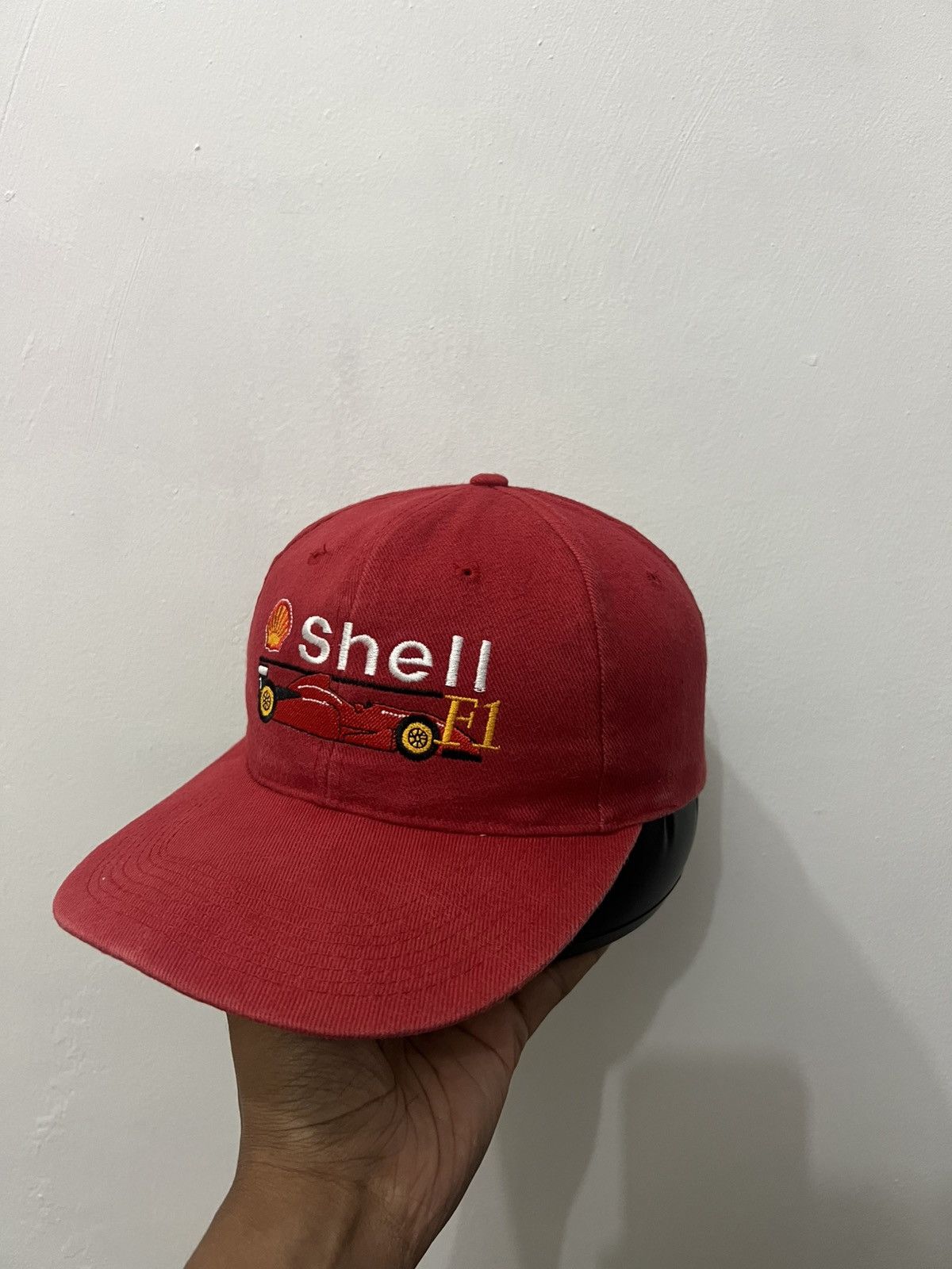 Vintage Vintage Shell Formula 1 Hat Cap Size ONE SIZE - 3 Thumbnail