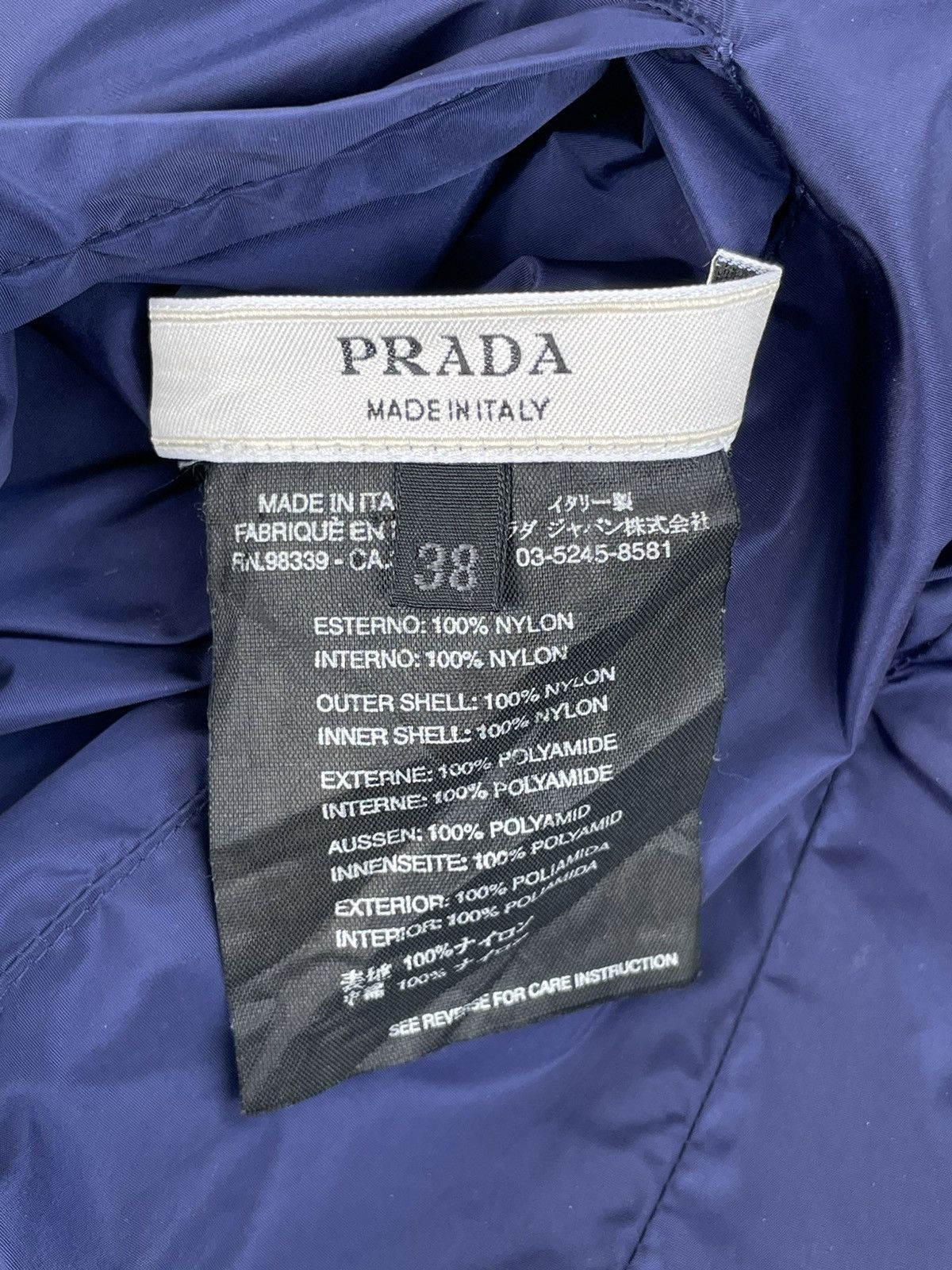 Prada Prada Reversible Nylon Jacket x Miu Miu x Dior x Celine Size XS / US 0-2 / IT 36-38 - 8 Thumbnail