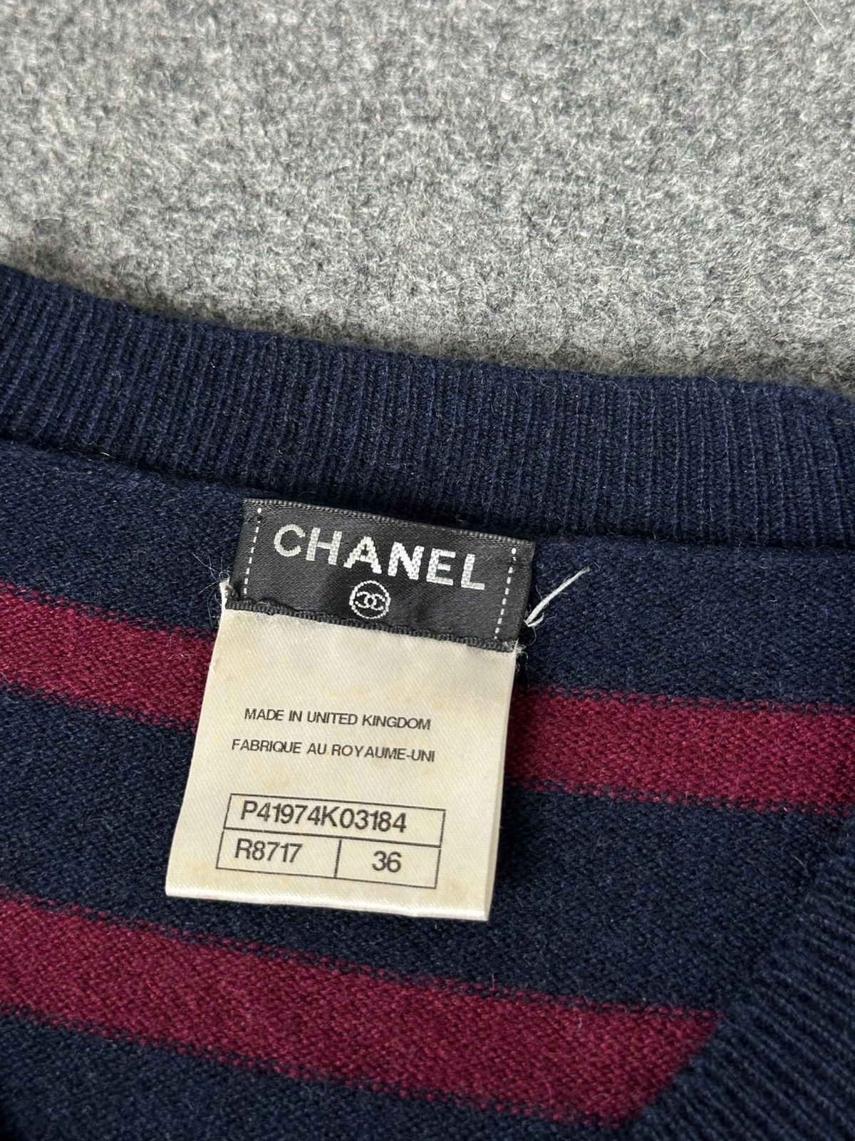 Chanel Chanel - Karl Lagerfeld 2011 Cashmere Jumper Dress Turn Lock Size XS / US 0-2 / IT 36-38 - 12 Thumbnail