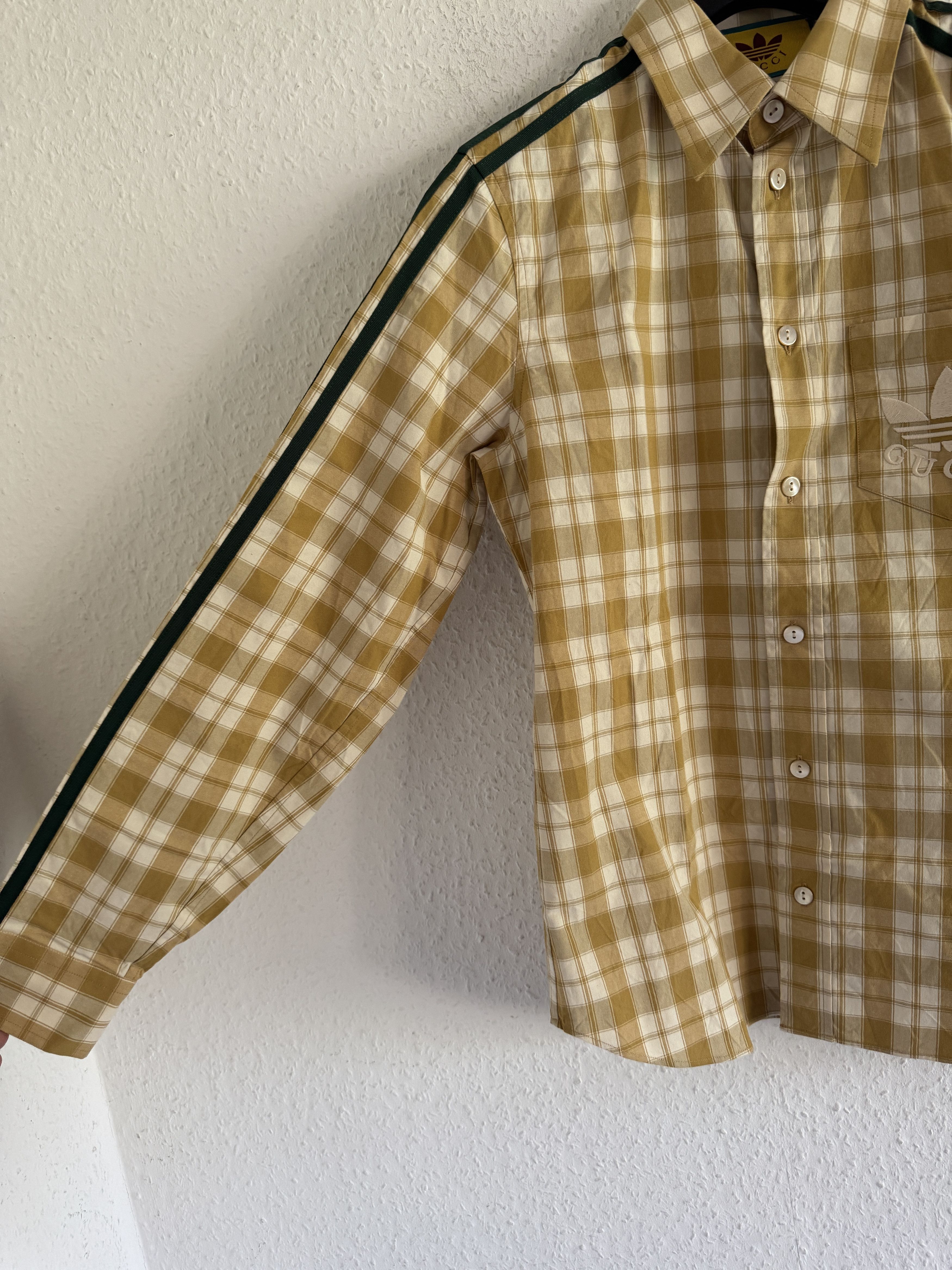 Gucci Checked Shirt with Stripes Size US S / EU 44-46 / 1 - 3 Thumbnail