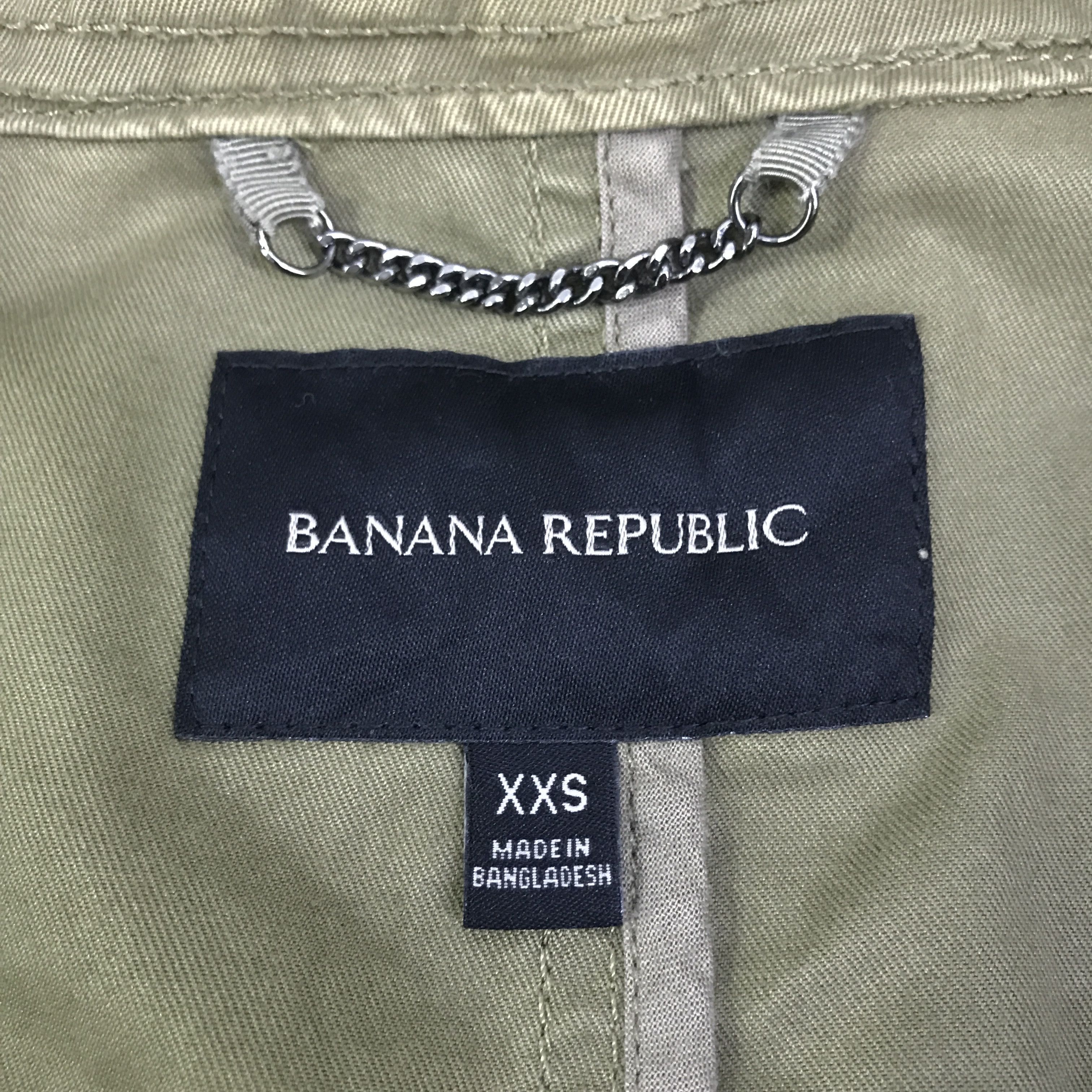 Banana Republic banana republic green jacket K121B12 Size US XXS / EU 40 - 12 Thumbnail