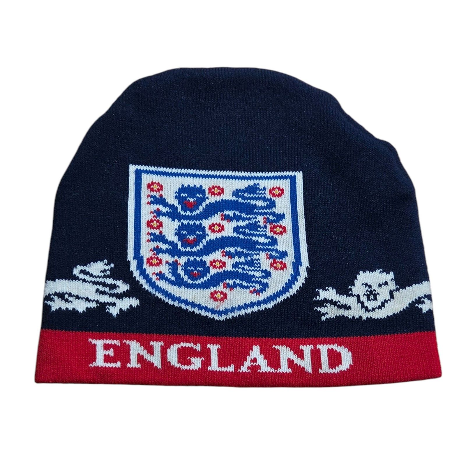 Other England Football Soccer Vintage Style Beanie Winter Hat Size ONE SIZE - 1 Thumbnail